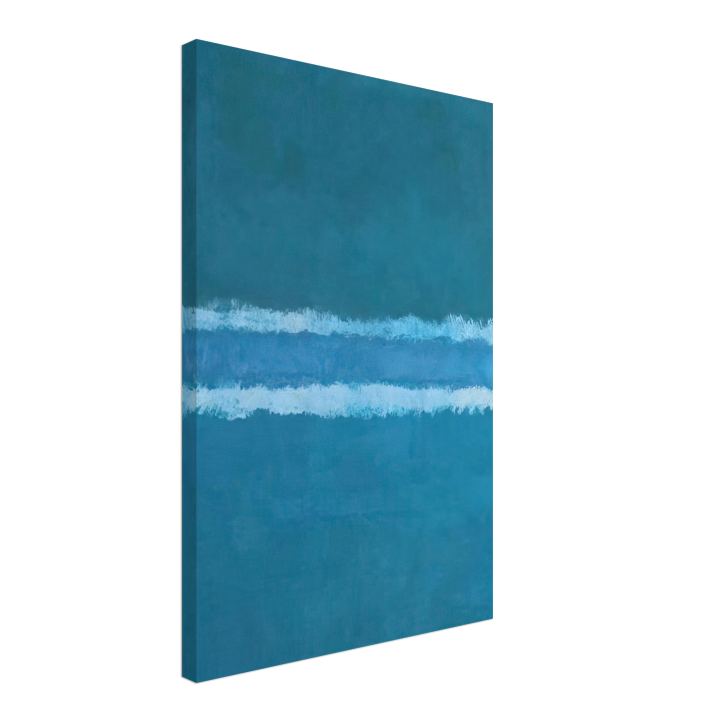 Mark Rothko - Untitled Blue Divided by Blue - 1966 Canvas - 70x100 cm / 28x40 inches-canvas