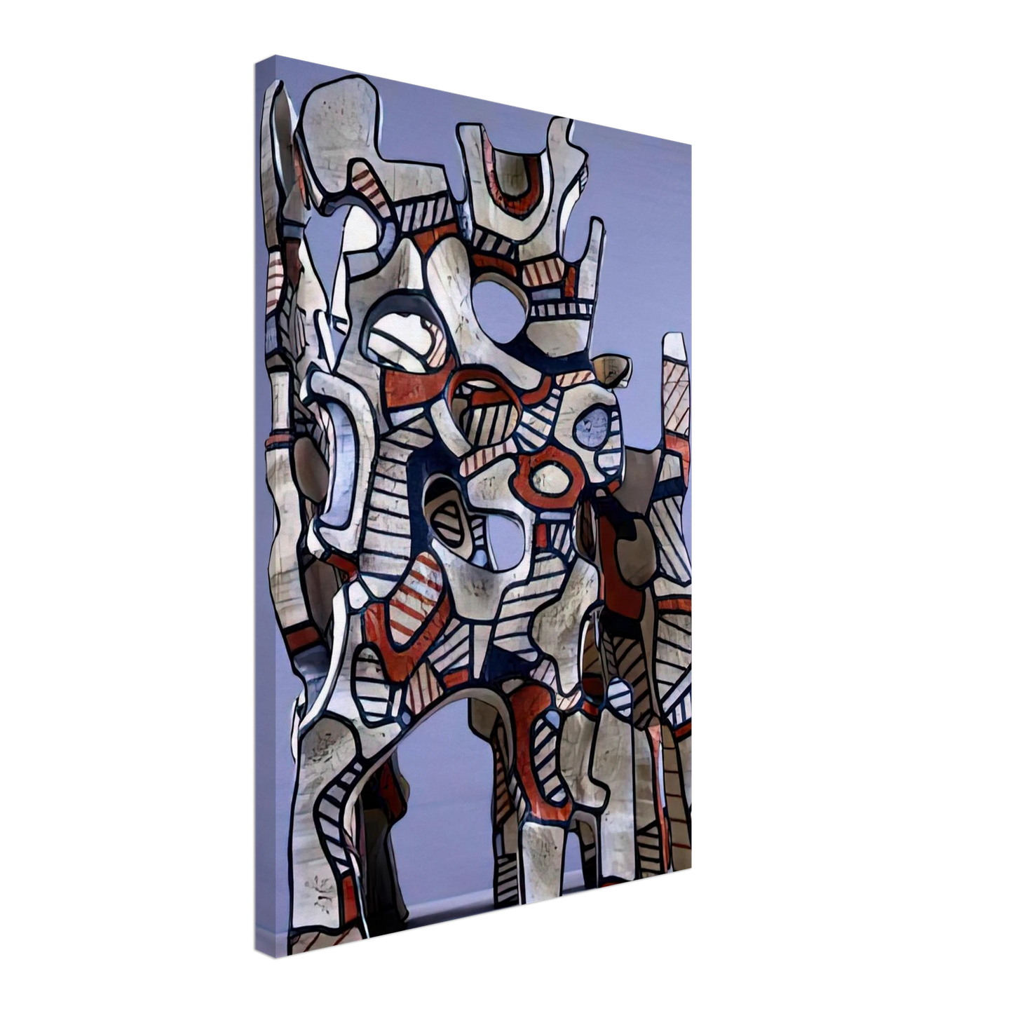 Jean Dubuffet - THE COSMORAMA IV Canvas - 40x60 cm / 16x24 inches-canvas