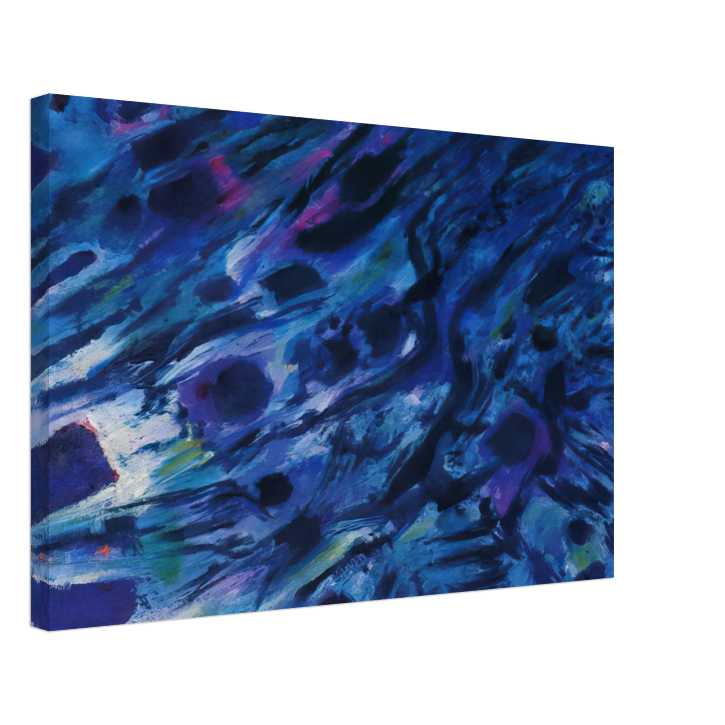 Alfred Manessier - Eaux vives - 1979 Canvas - 70x100 cm / 28x40 inches-canvas