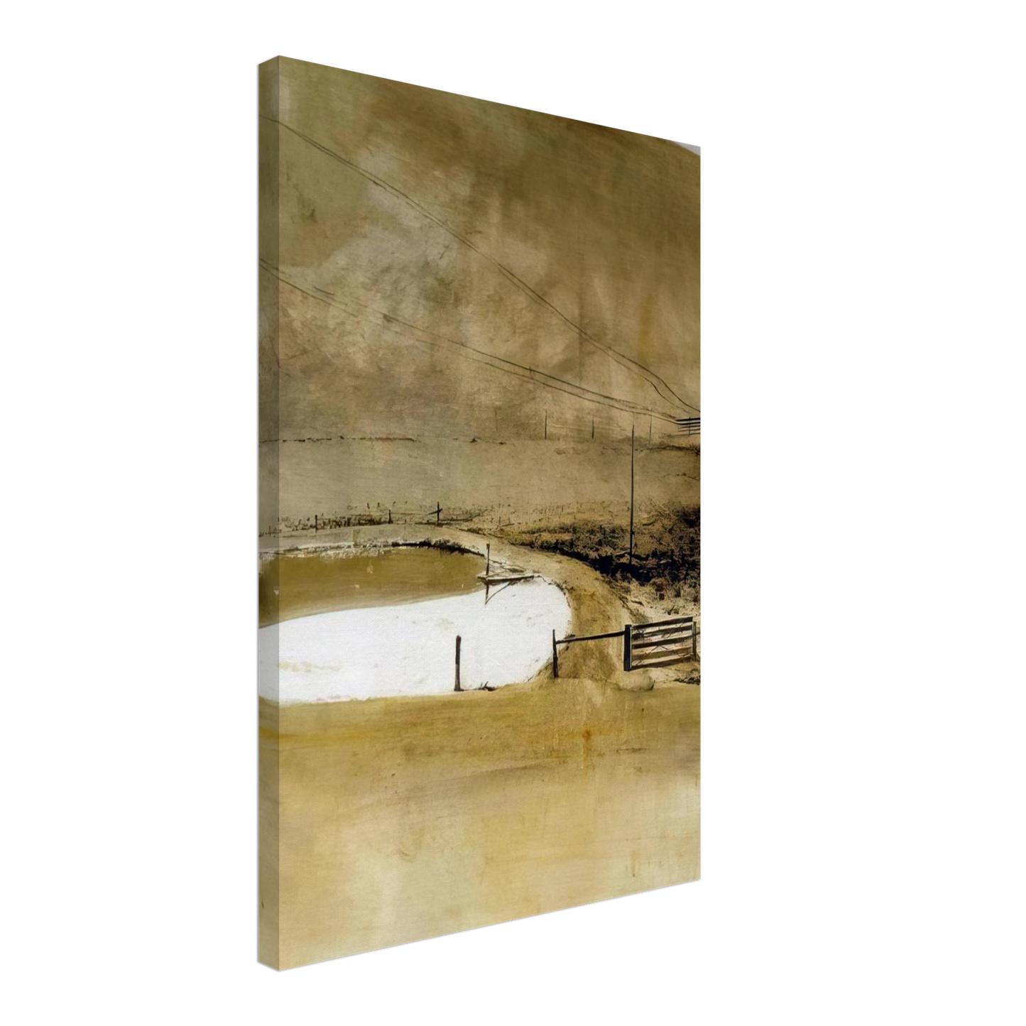 Andrew Wyeth - NOT DETECTED 34 Canvas - 40x60 cm / 16x24 inches-canvas
