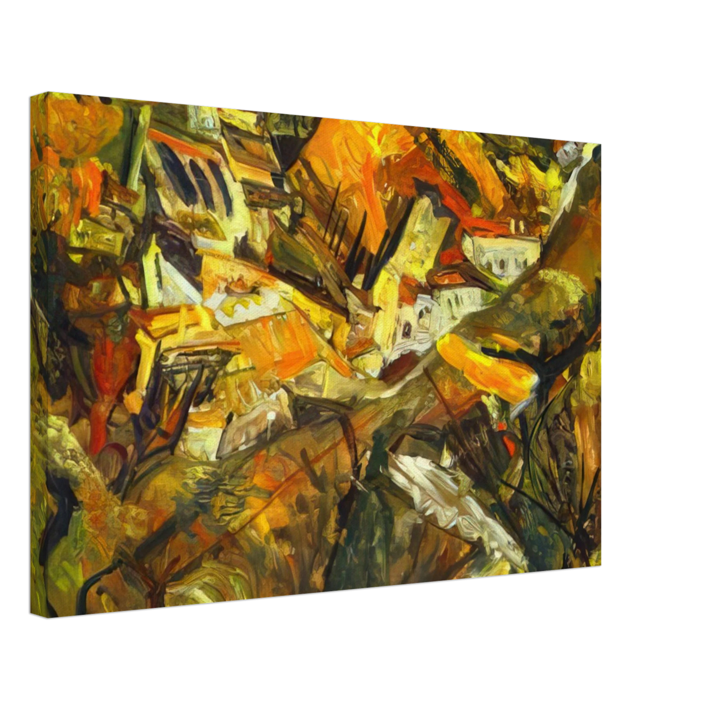 Chaim Soutine - CERET LANDSCAPE Canvas - 70x100 cm / 28x40 inches-canvas