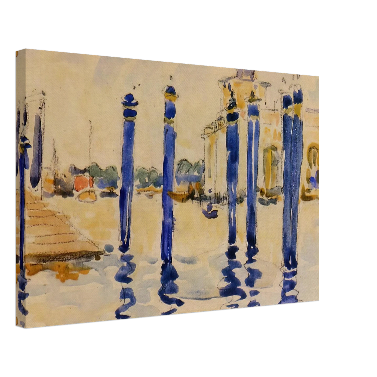 Henri-Edmond Cross - La Donana, Venice Canvas - 40x60 cm / 16x24 inches-canvas