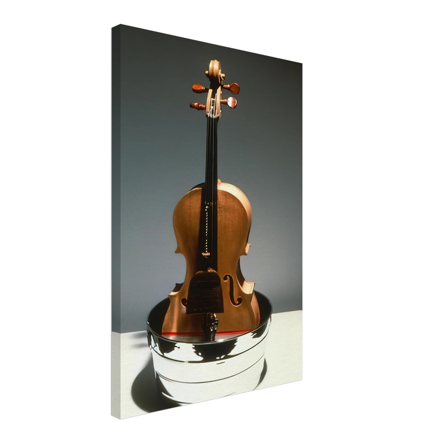 Robert Rauschenberg - TIBETAN GARDEN SONG ROCI TIBET 1986 Canvas - 40x60 cm / 16x24 inches-canvas