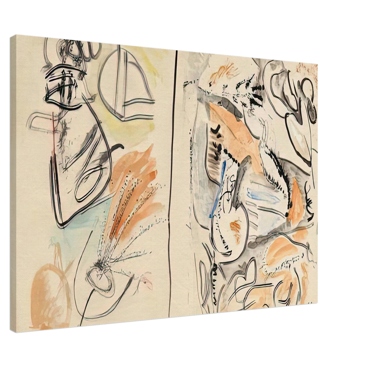 Helen Frankenthaler - Window Shade No. 2, 1952- Canvas - Default Title-canvas