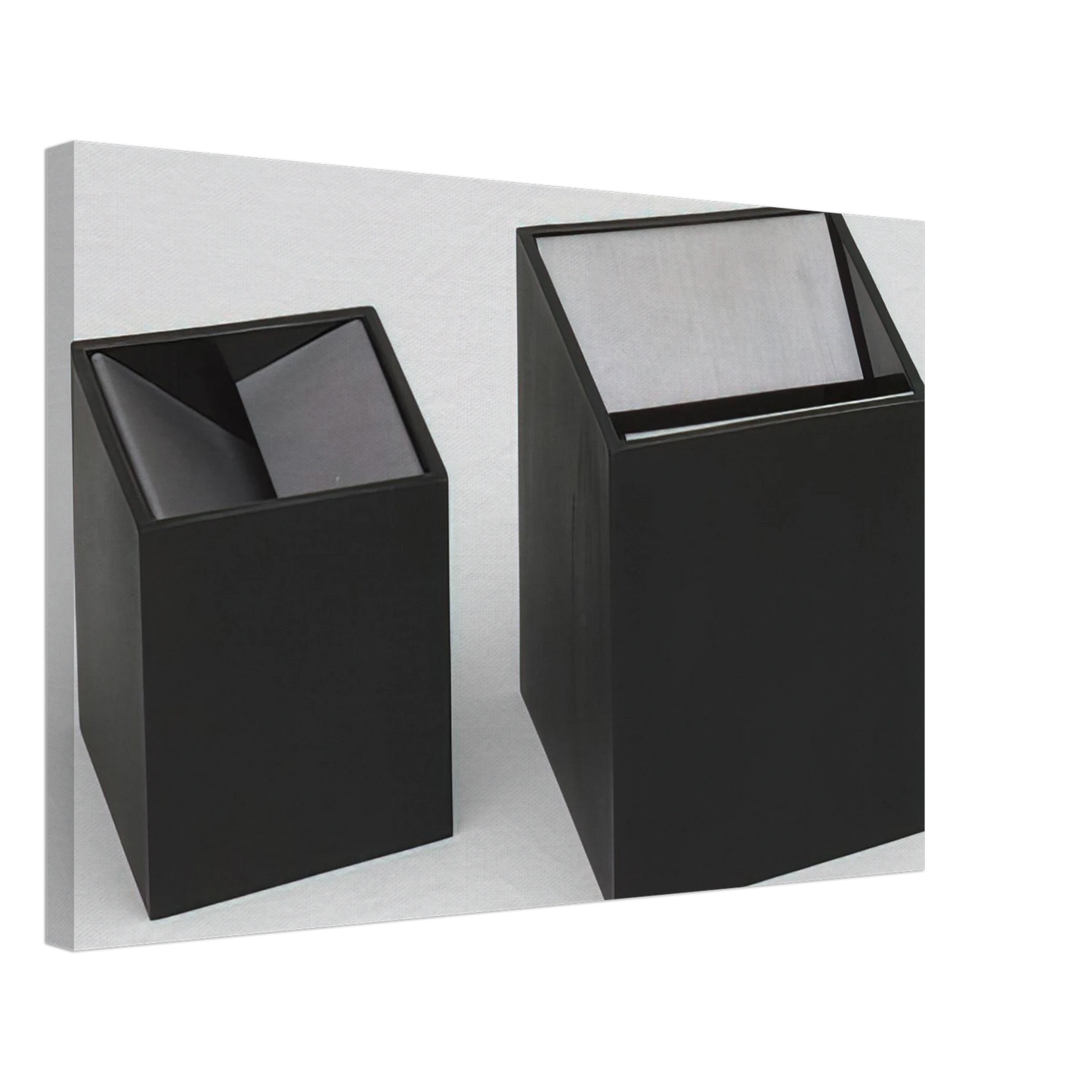 Bruno Munari - Cubo Ashtray design - 1957 Canvas - 40x60 cm / 16x24 inches-canvas