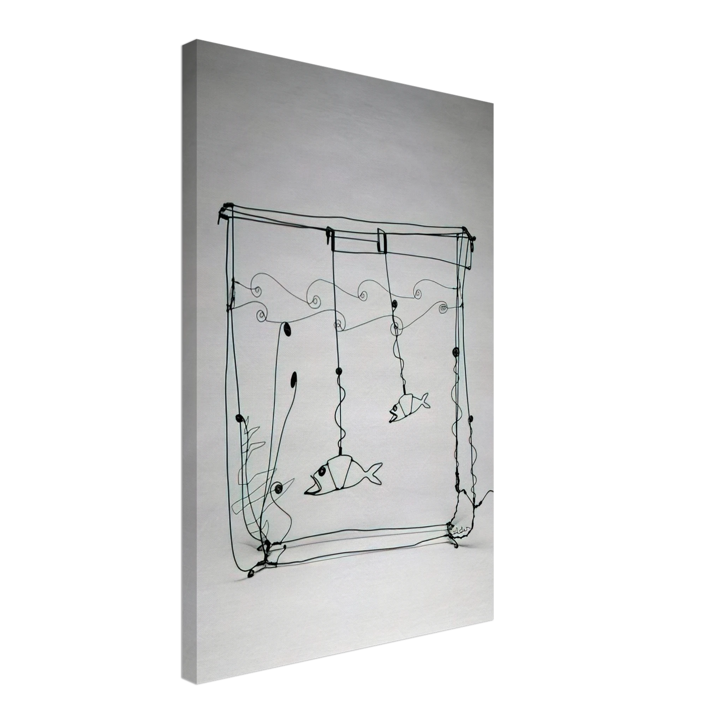 Alexander Calder - GOLDFISH BOWL 1929 Canvas - 40x60 cm / 16x24 inches-canvas