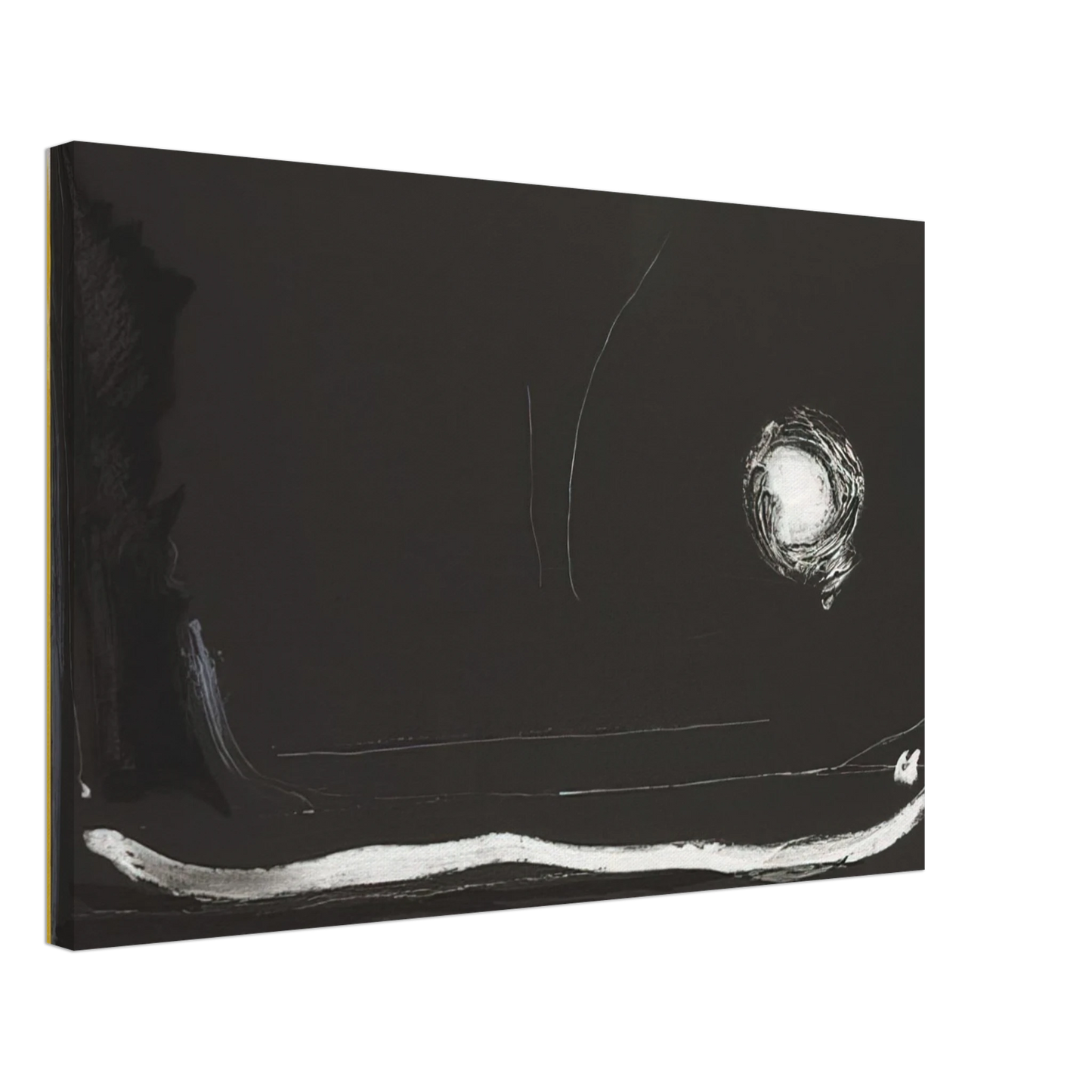 Helen Frankenthaler - Yellow Jack - 1985 Canvas - 40x60 cm / 16x24 inches-canvas