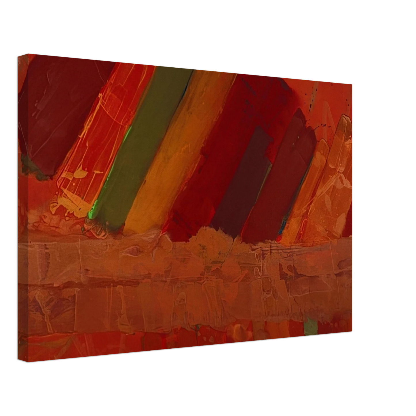 Albert Irvin - Seneca - 1979 Canvas - 40x60 cm / 16x24 inches-canvas