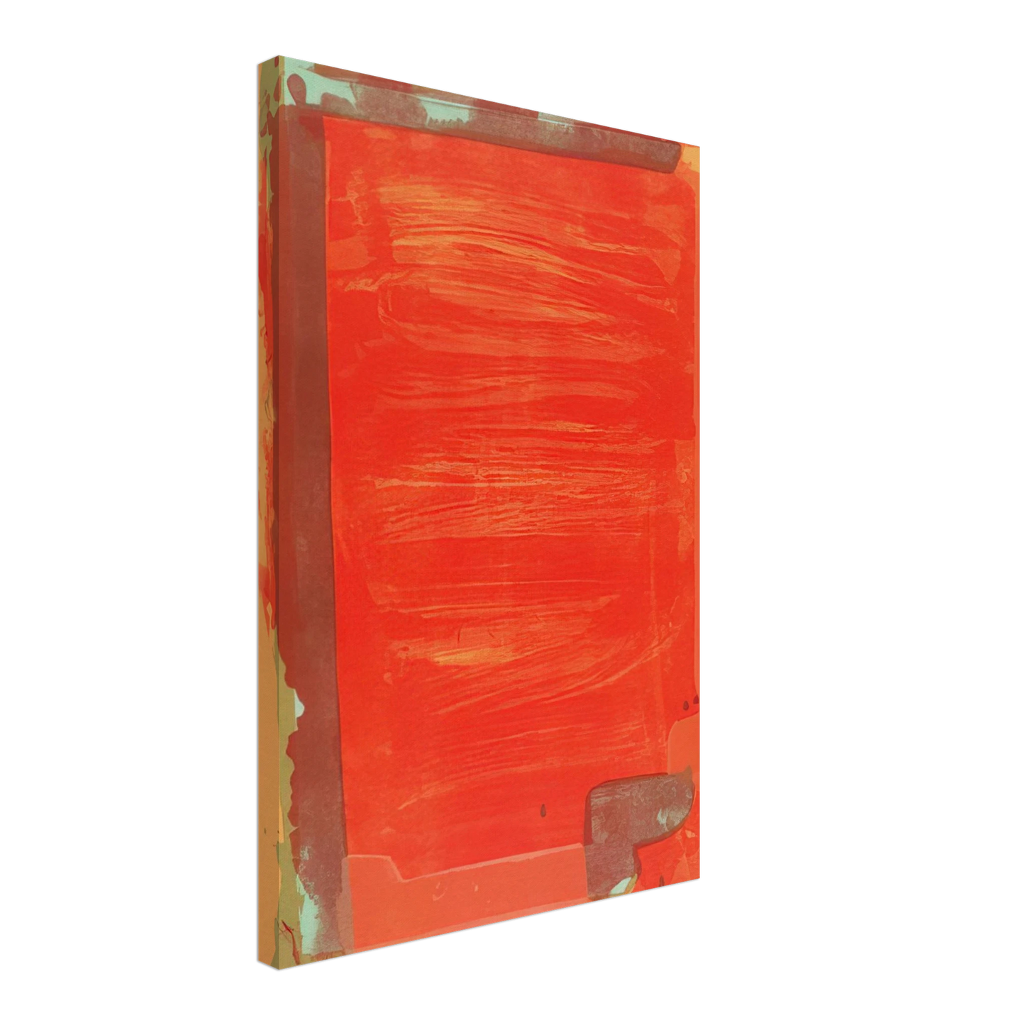 John Hoyland - Untitled III - 1974 Canvas - 40x60 cm / 16x24 inches-canvas