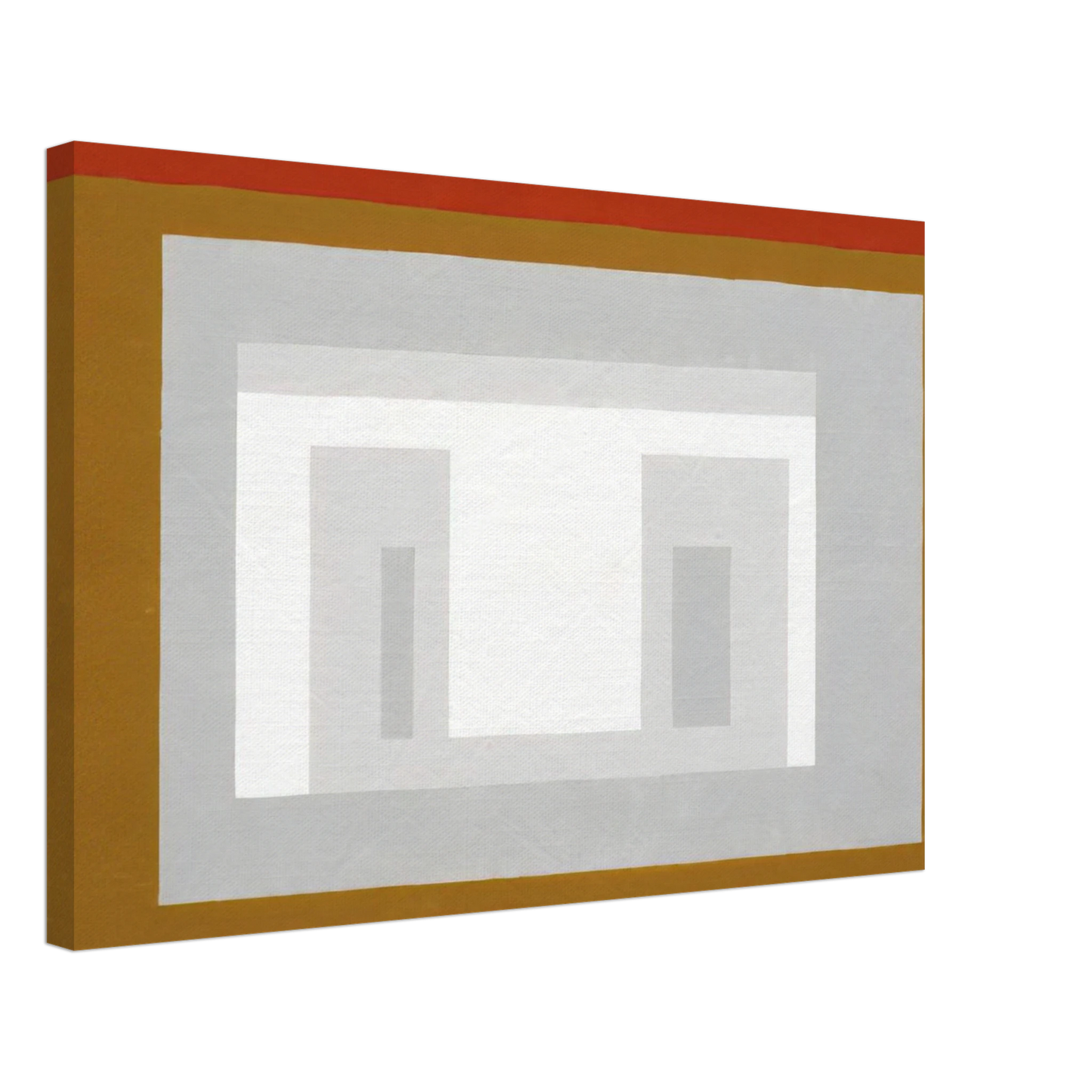 Josef Albers - VARIANT ADOBE SETTLED 1954 Canvas - 70x100 cm / 28x40 inches-canvas