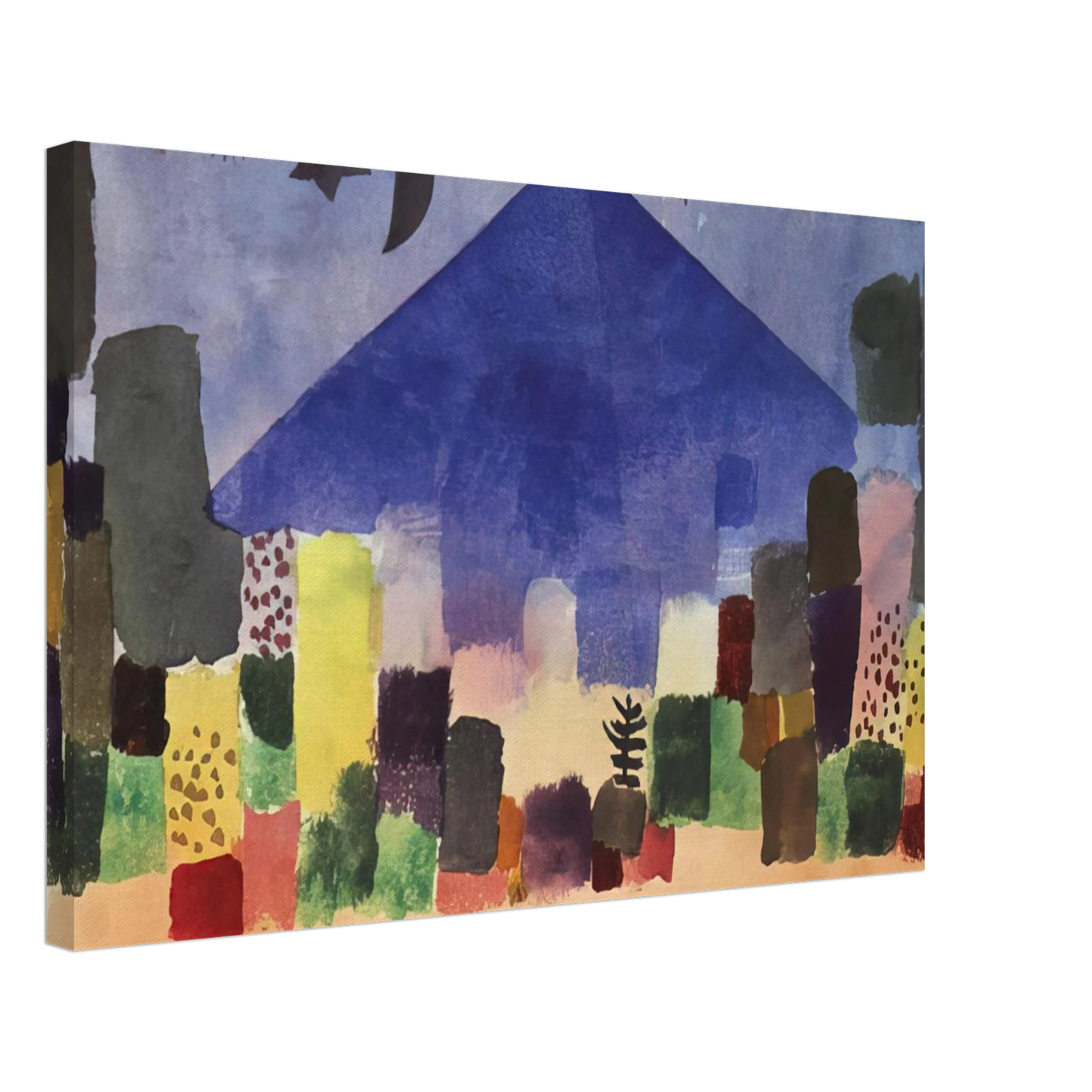 Paul Klee - MOUNT NIESEN 1915 Canvas - 70x100 cm / 28x40 inches-canvas