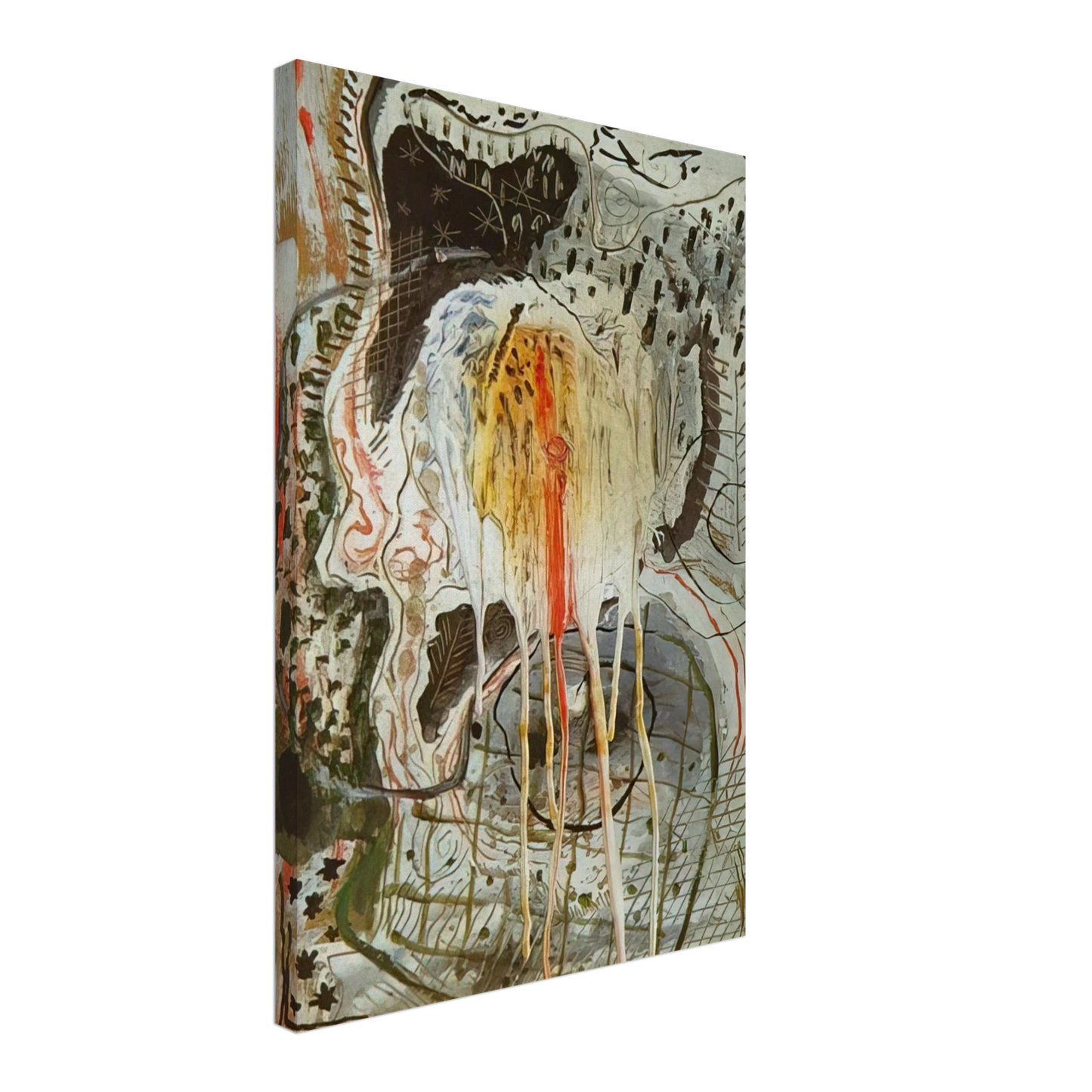 Salvador Dali - NUDE WOMAN IN AN ARMCHAIR Canvas - 40x60 cm / 16x24 inches-canvas