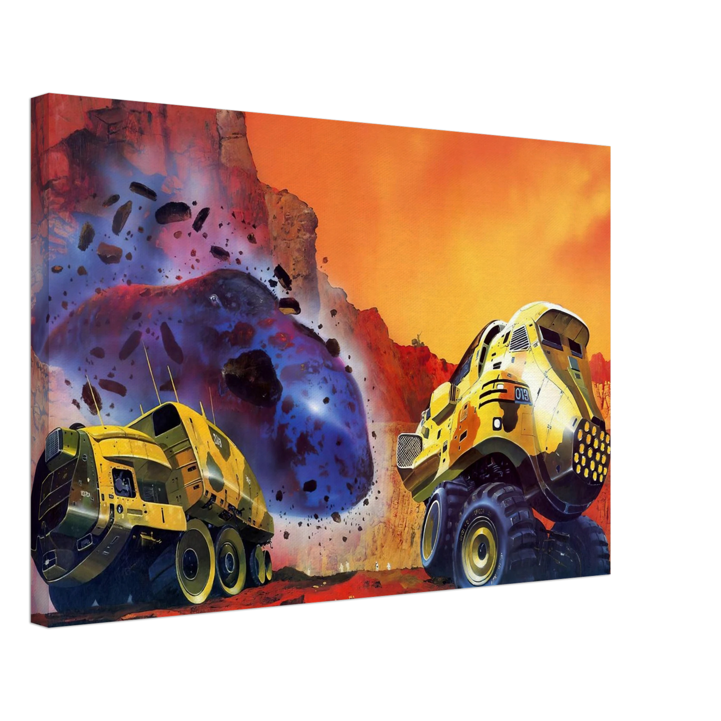 Chris Foss - Chris Foss Canvas - 40x60 cm / 16x24 inches-canvas