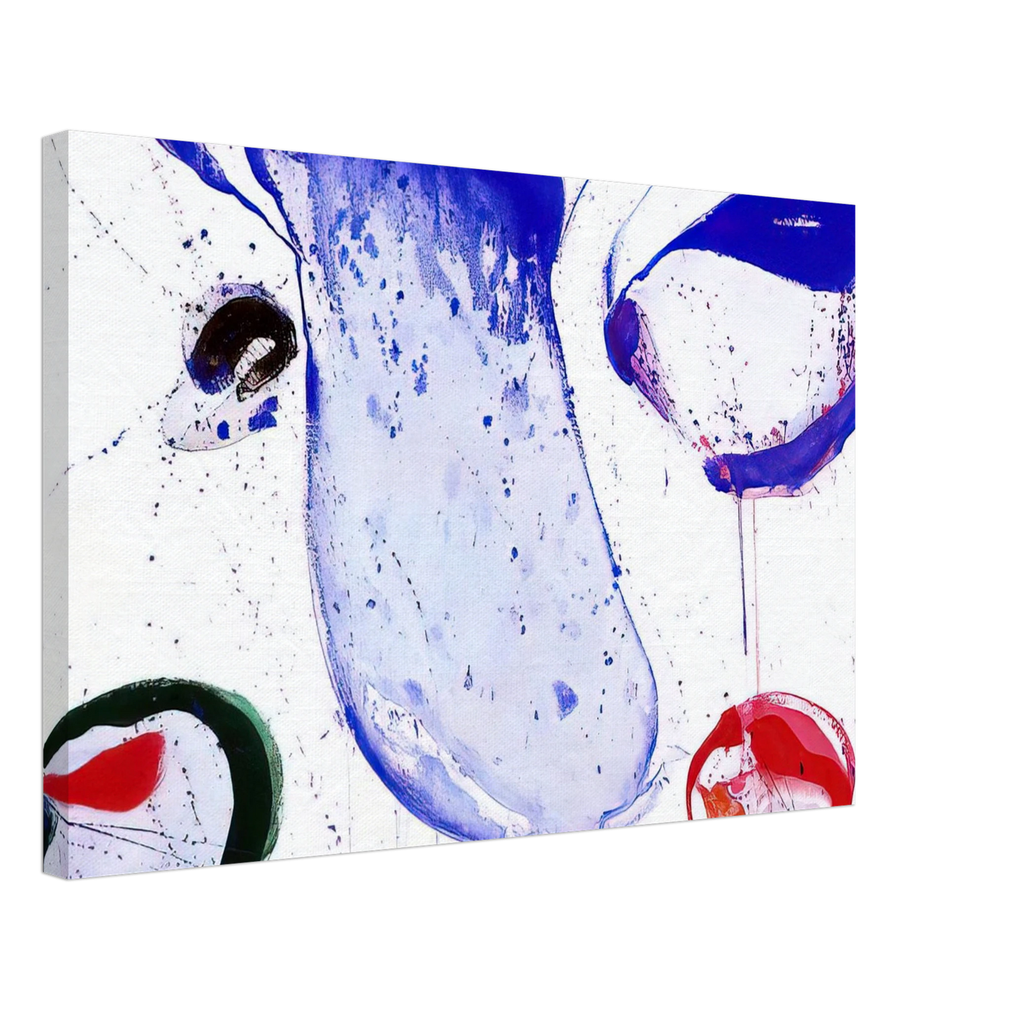 Sam Francis - Blue 47 Canvas - 40x60 cm / 16x24 inches-canvas