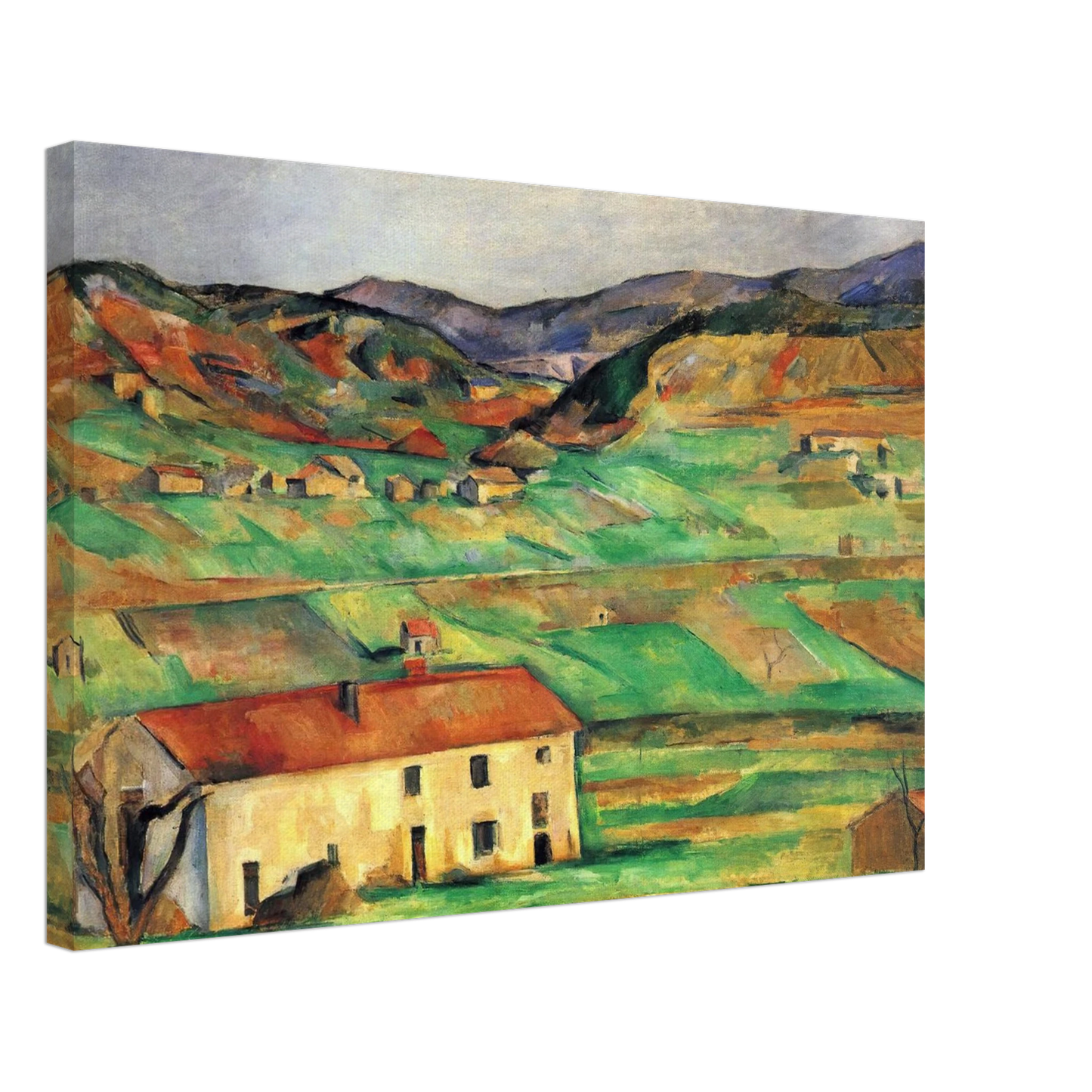 Paul Cezanne - Gardanne Canvas - 70x100 cm / 28x40 inches-canvas