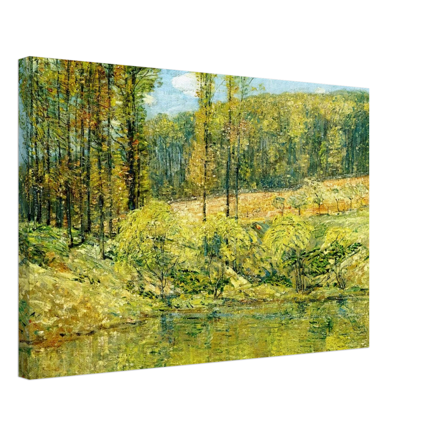 Childe Hassam - Spring, Navesink Highlands Canvas - 70x100 cm / 28x40 inches-canvas