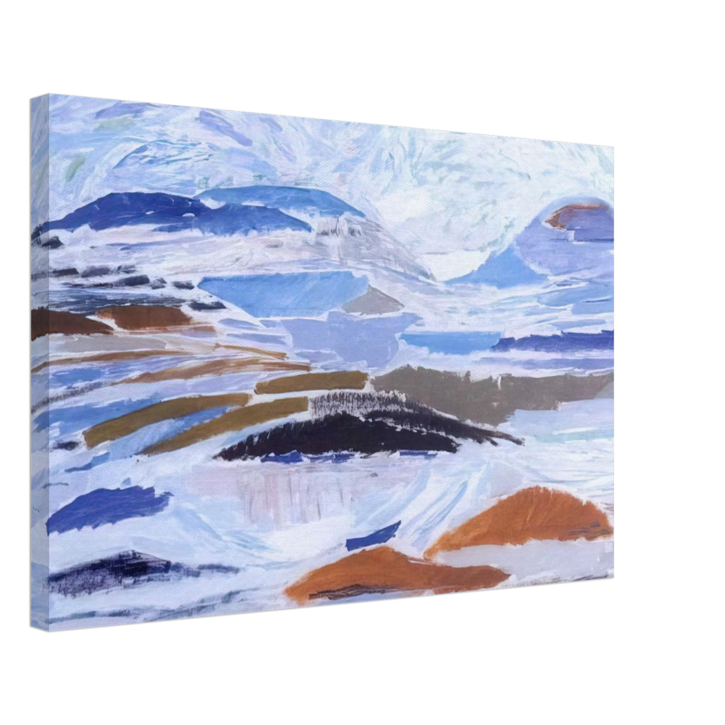 Tove Jansson - Vuoristoa - 1966 Canvas - 70x100 cm / 28x40 inches-canvas