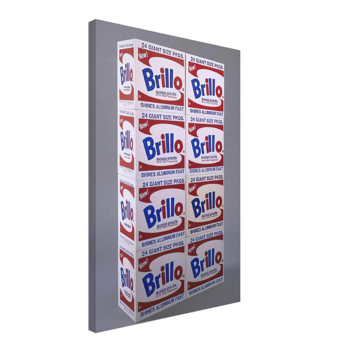 Andy Warhol - Brillo Soap Pads Boxes Canvas - 70x100 cm / 28x40 inches-canvas