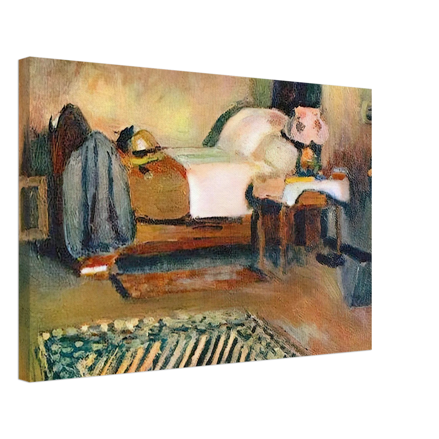 Henri Matisse - MY ROOM IN AJACCIO 1889 Canvas - 70x100 cm / 28x40 inches-canvas
