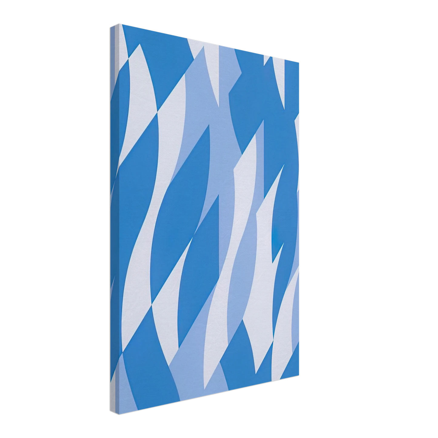 Bridget Riley - TWO BLUES 2003 Canvas - 40x60 cm / 16x24 inches-canvas