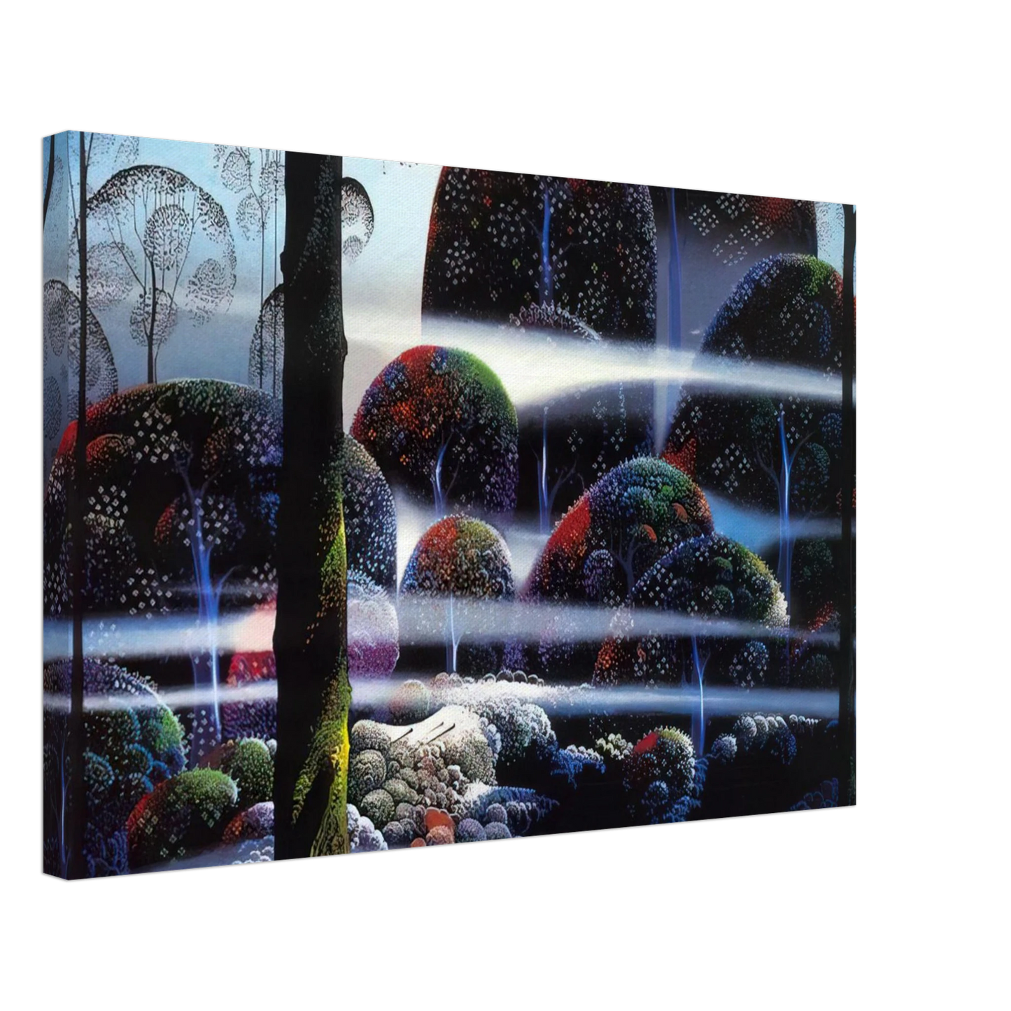 Eyvind Earle - Beyond Paradise Canvas - 40x60 cm / 16x24 inches-canvas