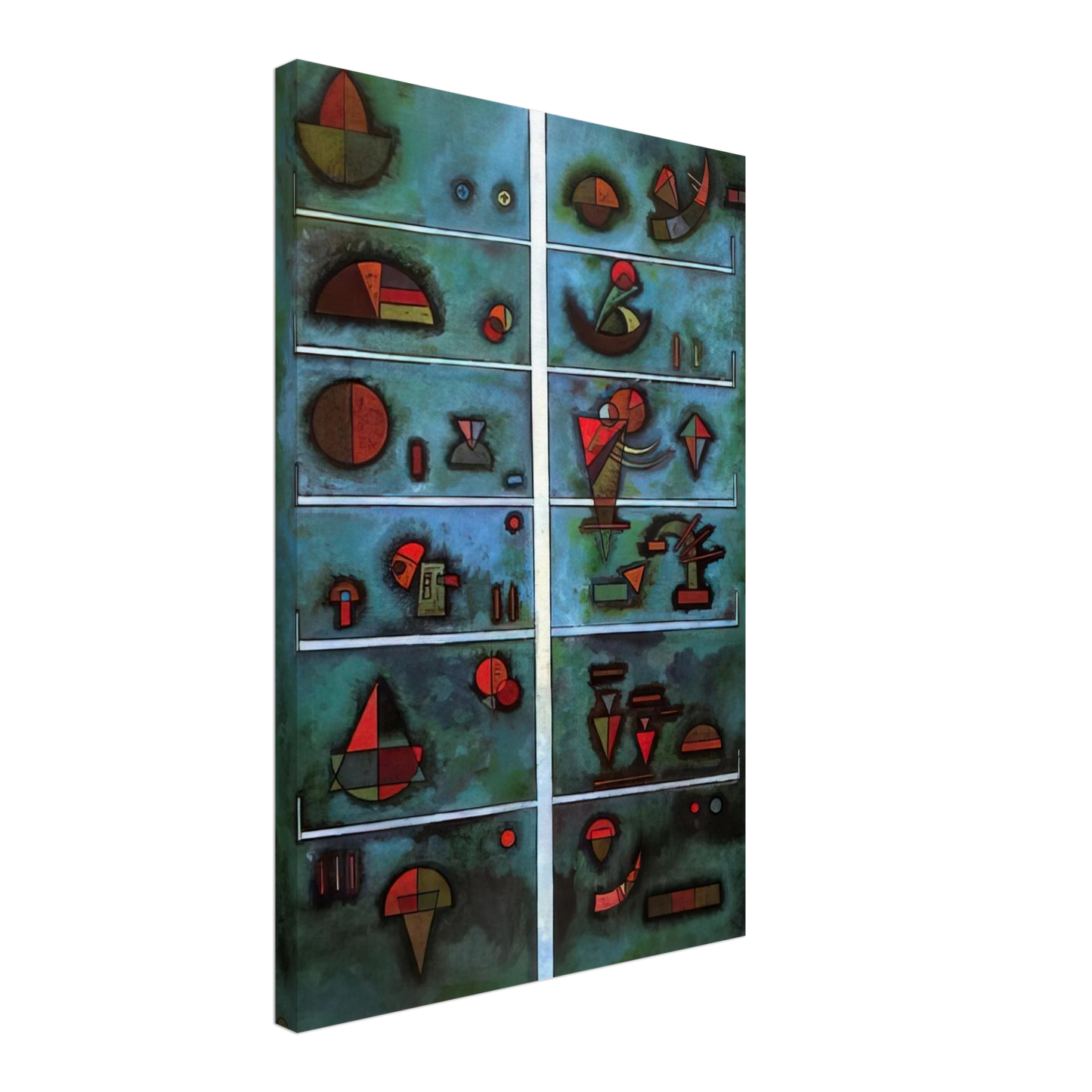Wassily Kandinsky - STOREYS 1929 Canvas - 70x100 cm / 28x40 inches-canvas