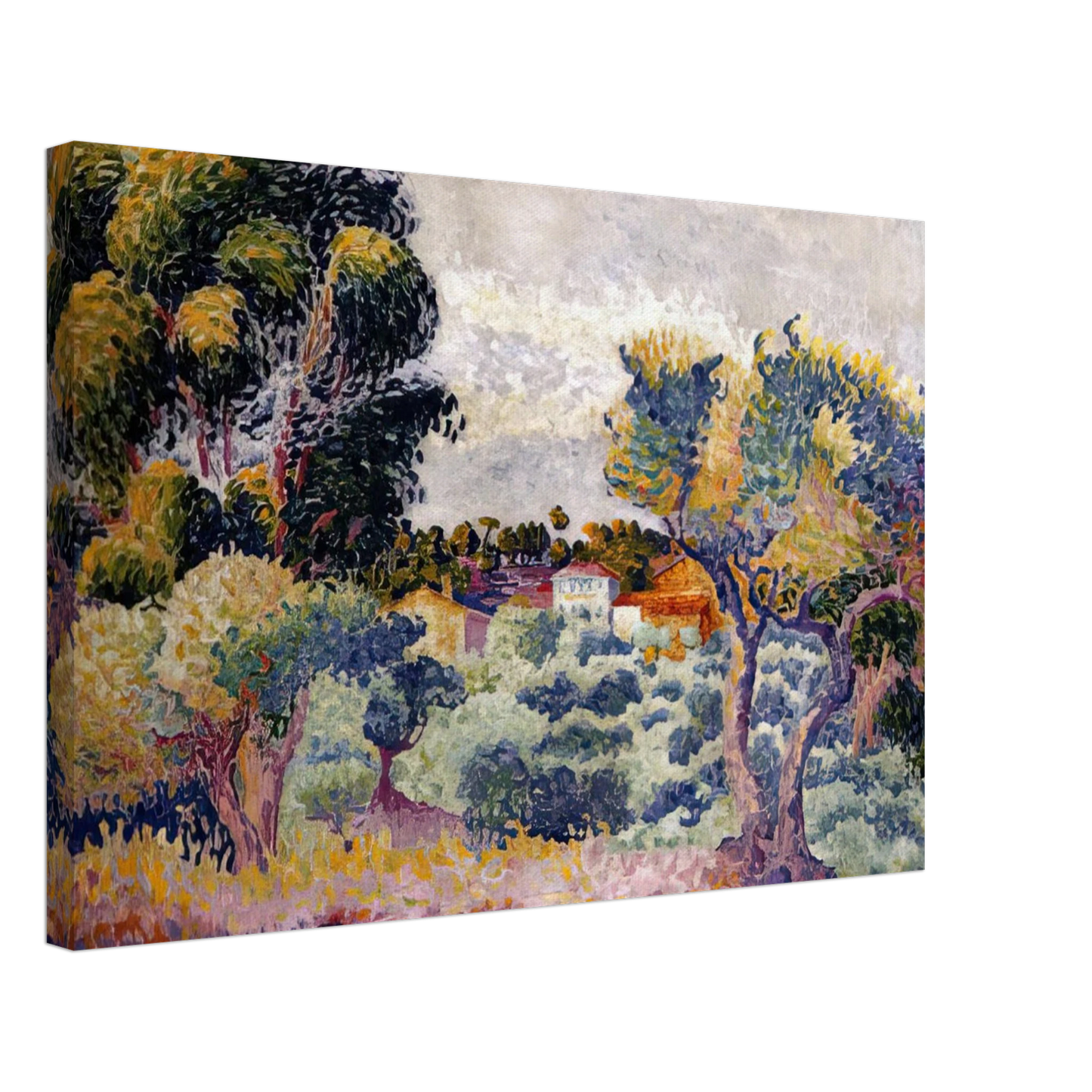 Henri-Edmond Cross - Untitled Canvas - 40x60 cm / 16x24 inches-canvas