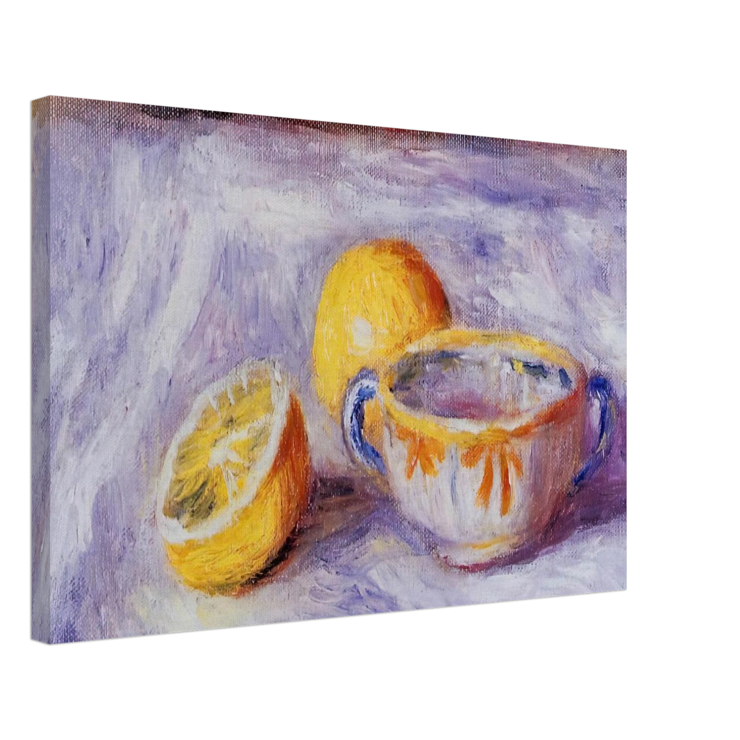 Pierre-Auguste Renoir - Still Life with Lemons Canvas - 40x60 cm / 16x24 inches-canvas