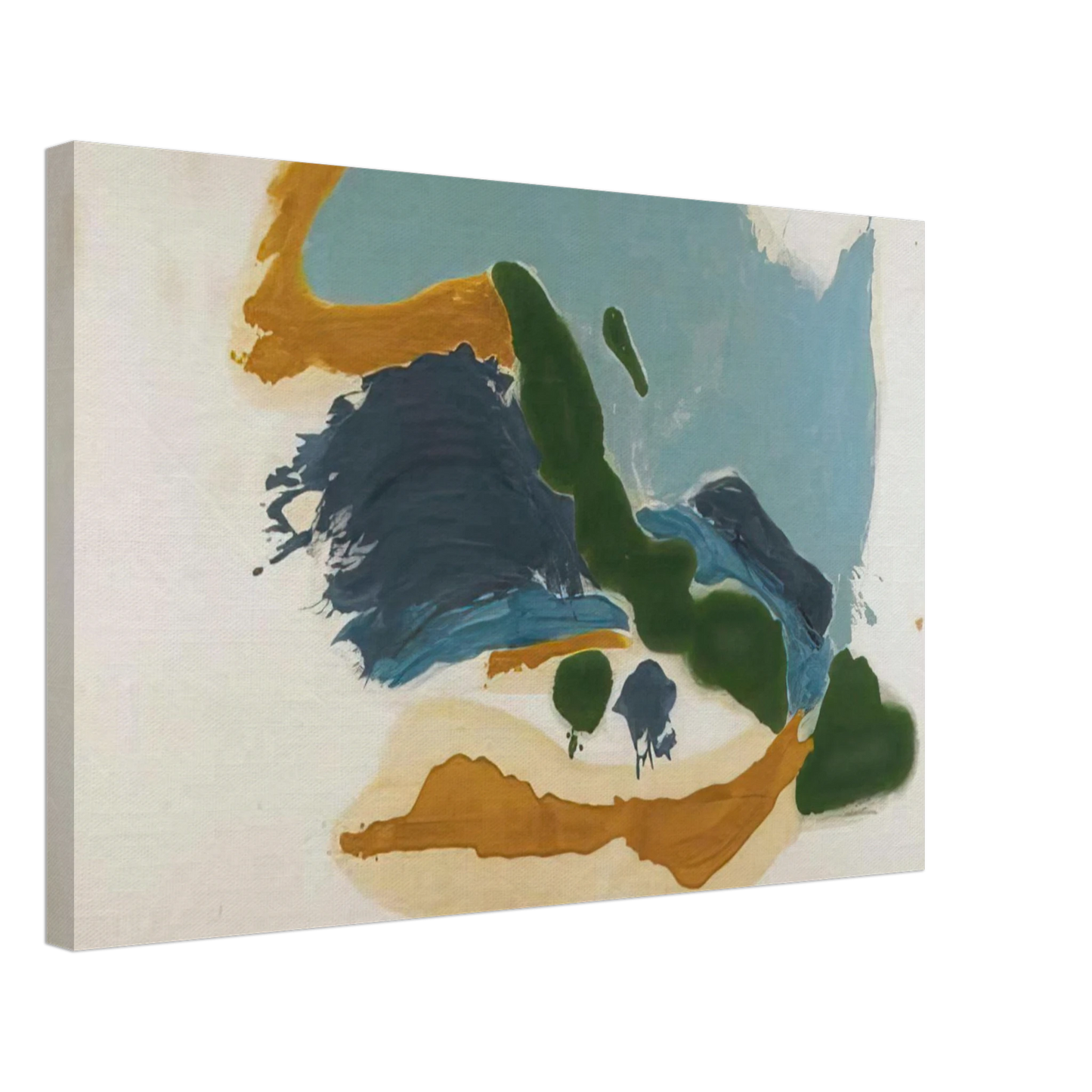 Helen Frankenthaler - Tuscany - 1963 Canvas - 40x60 cm / 16x24 inches-canvas