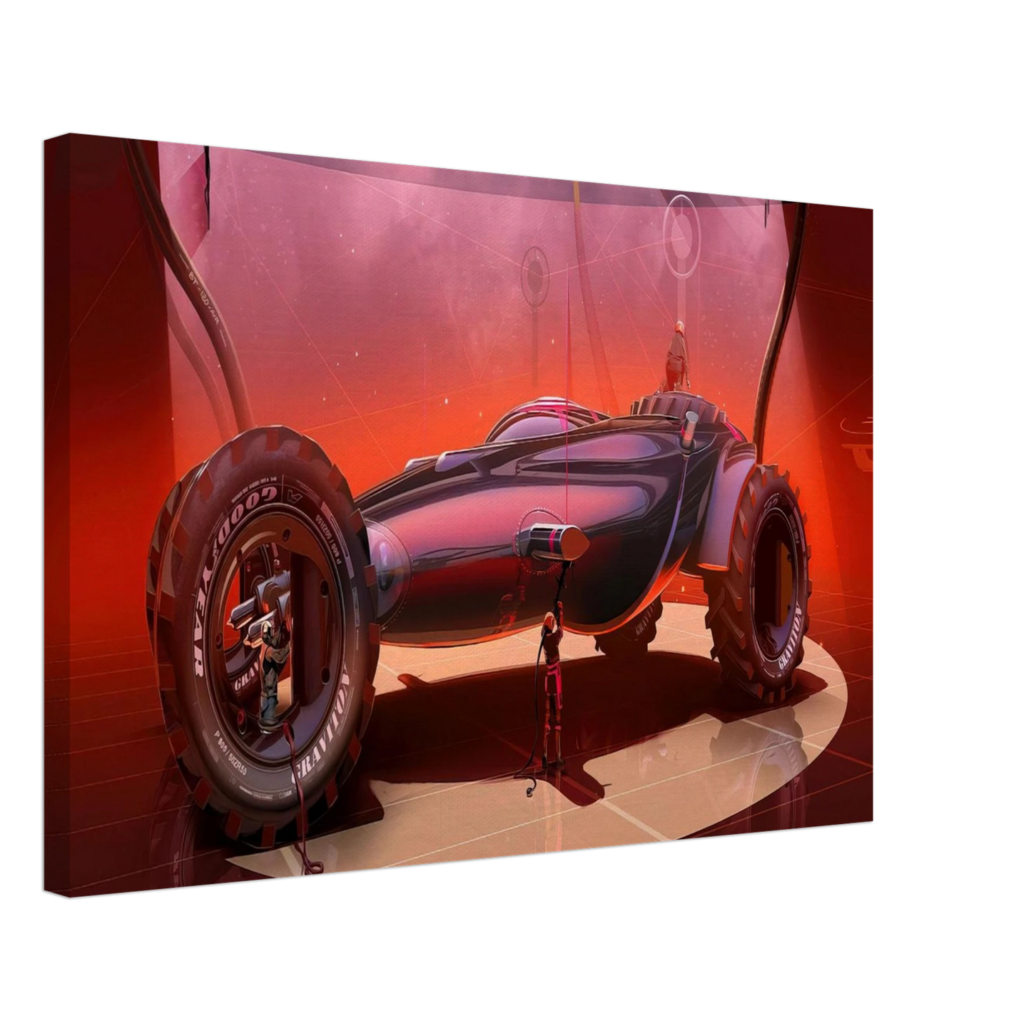 Syd Mead - Syd Mead Canvas - 40x60 cm / 16x24 inches-canvas