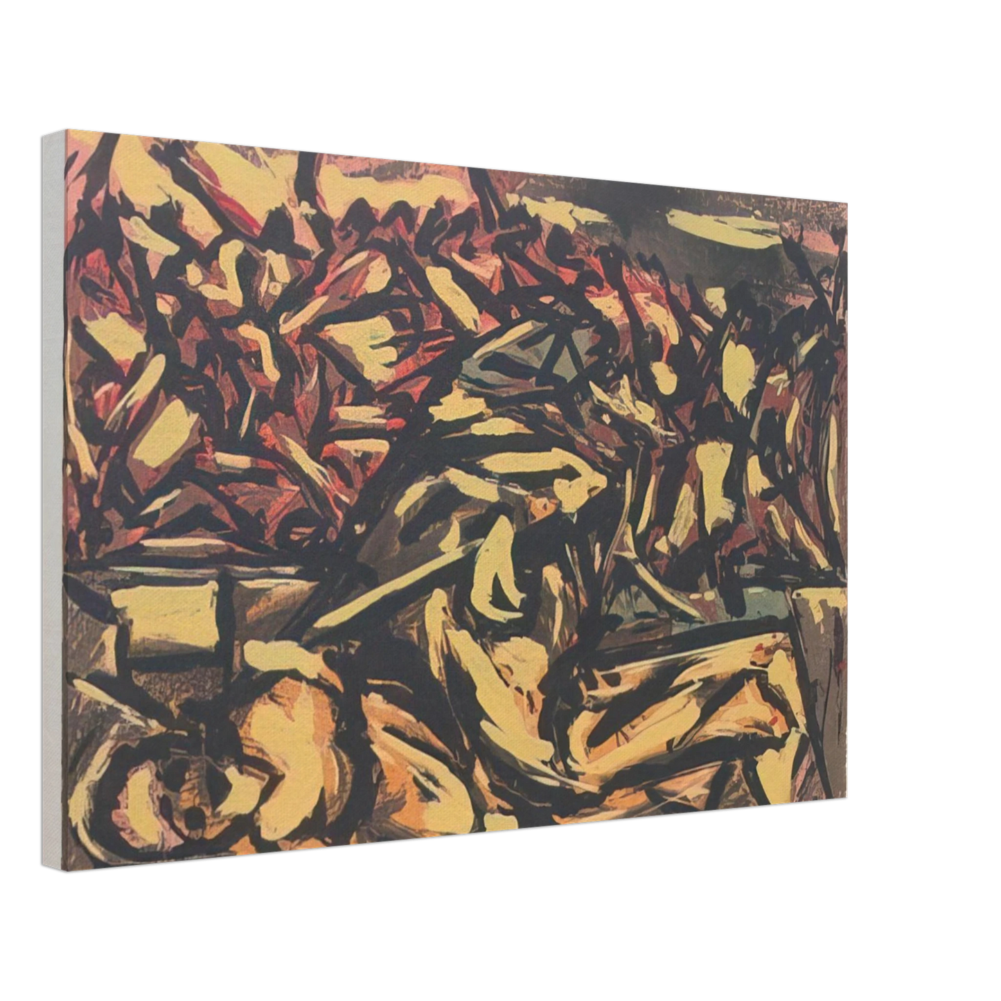 Jackson Pollock - UNTITLED 1941 1 Canvas - 40x60 cm / 16x24 inches-canvas