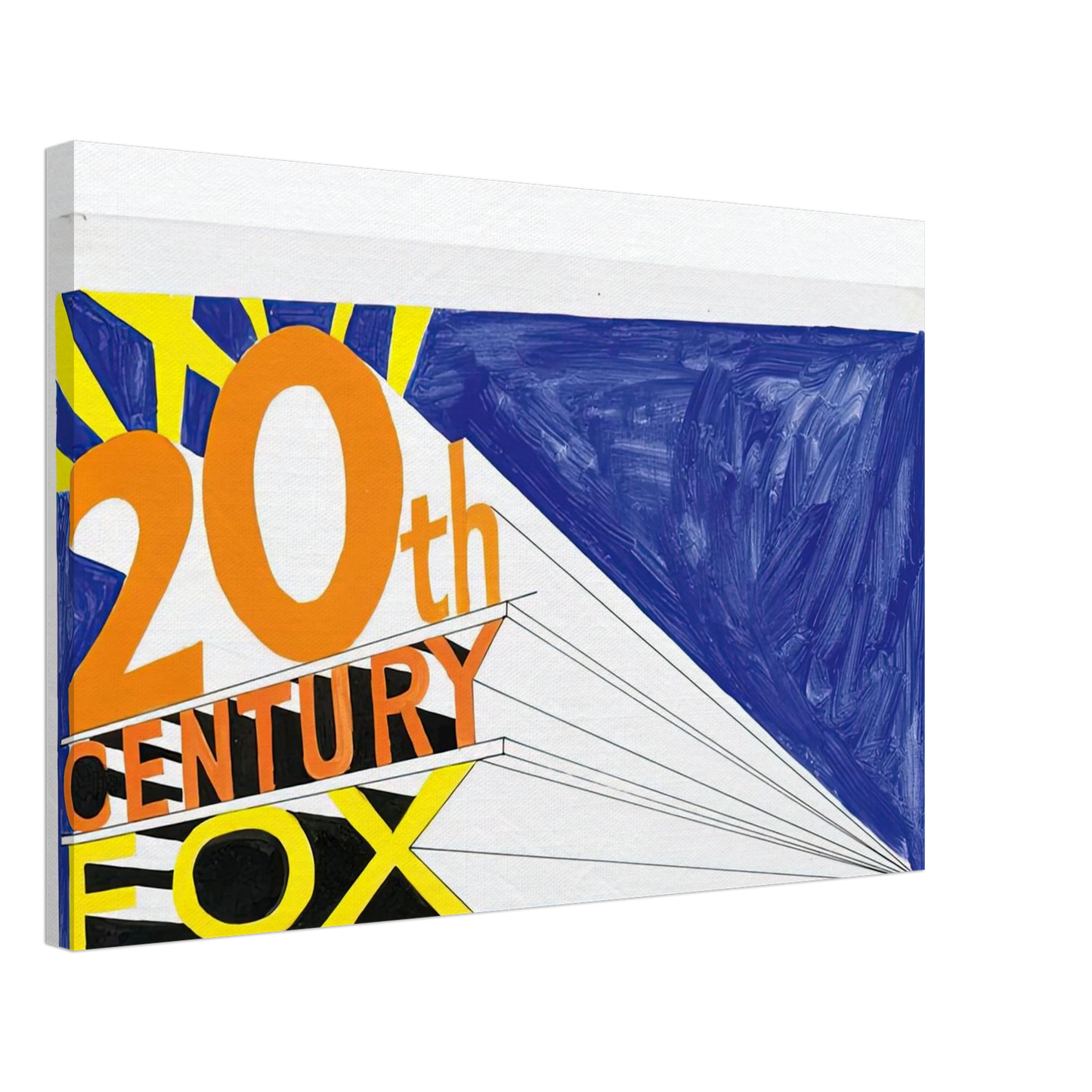 Edward Ruscha - TRADEMARK 5 1962 Canvas - 40x60 cm / 16x24 inches-canvas