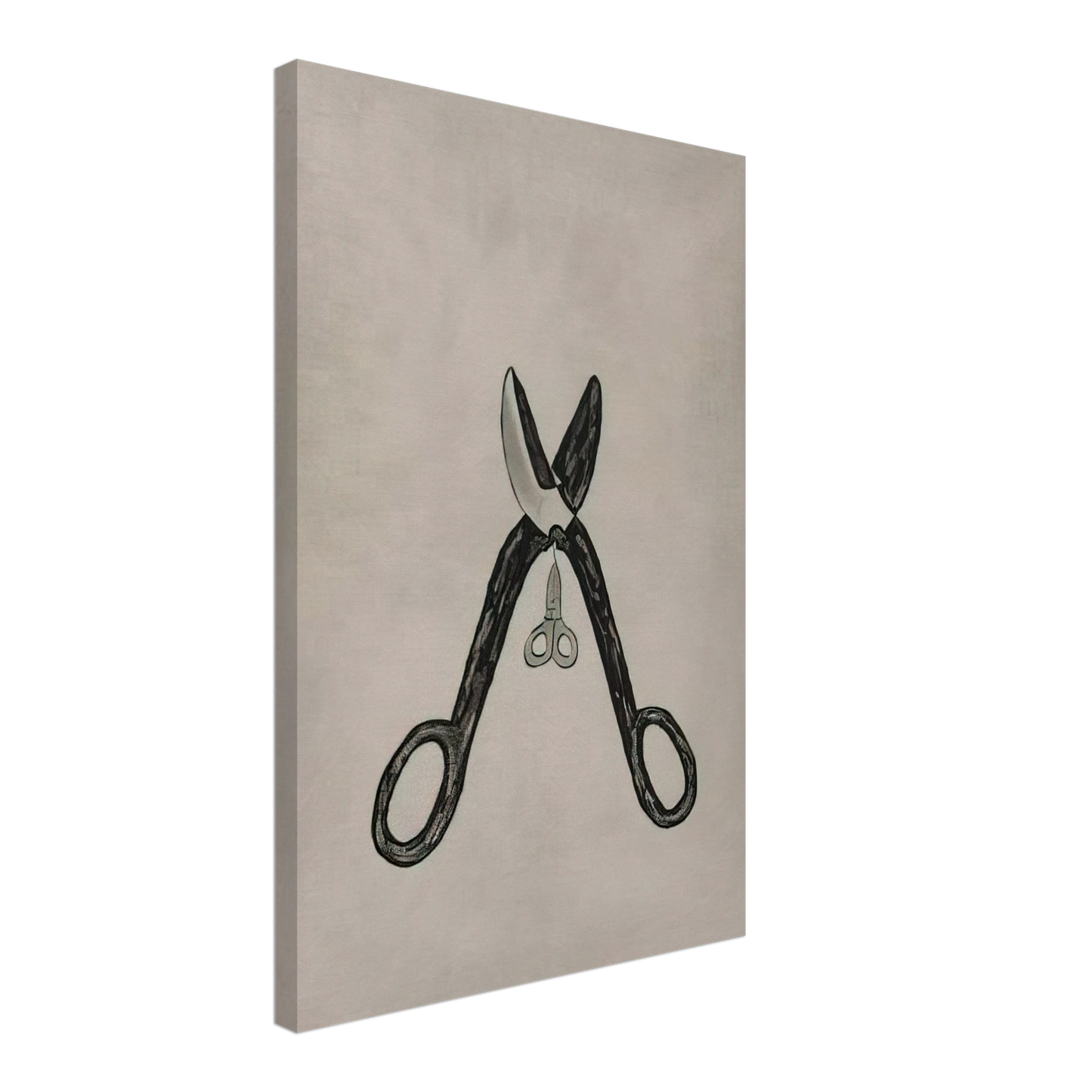 Louise Bourgeois - SCISSORS 1994 Canvas - 40x60 cm / 16x24 inches-canvas