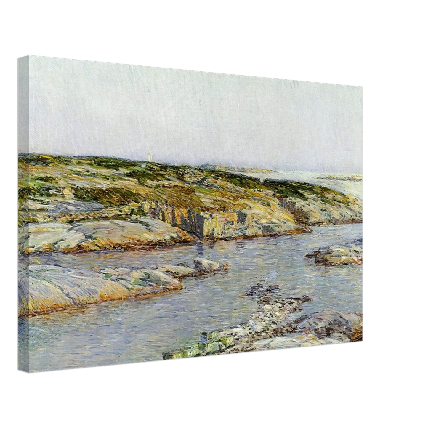 Childe Hassam - Summer Afternoon, Isles of Shoals Canvas - 40x60 cm / 16x24 inches-canvas