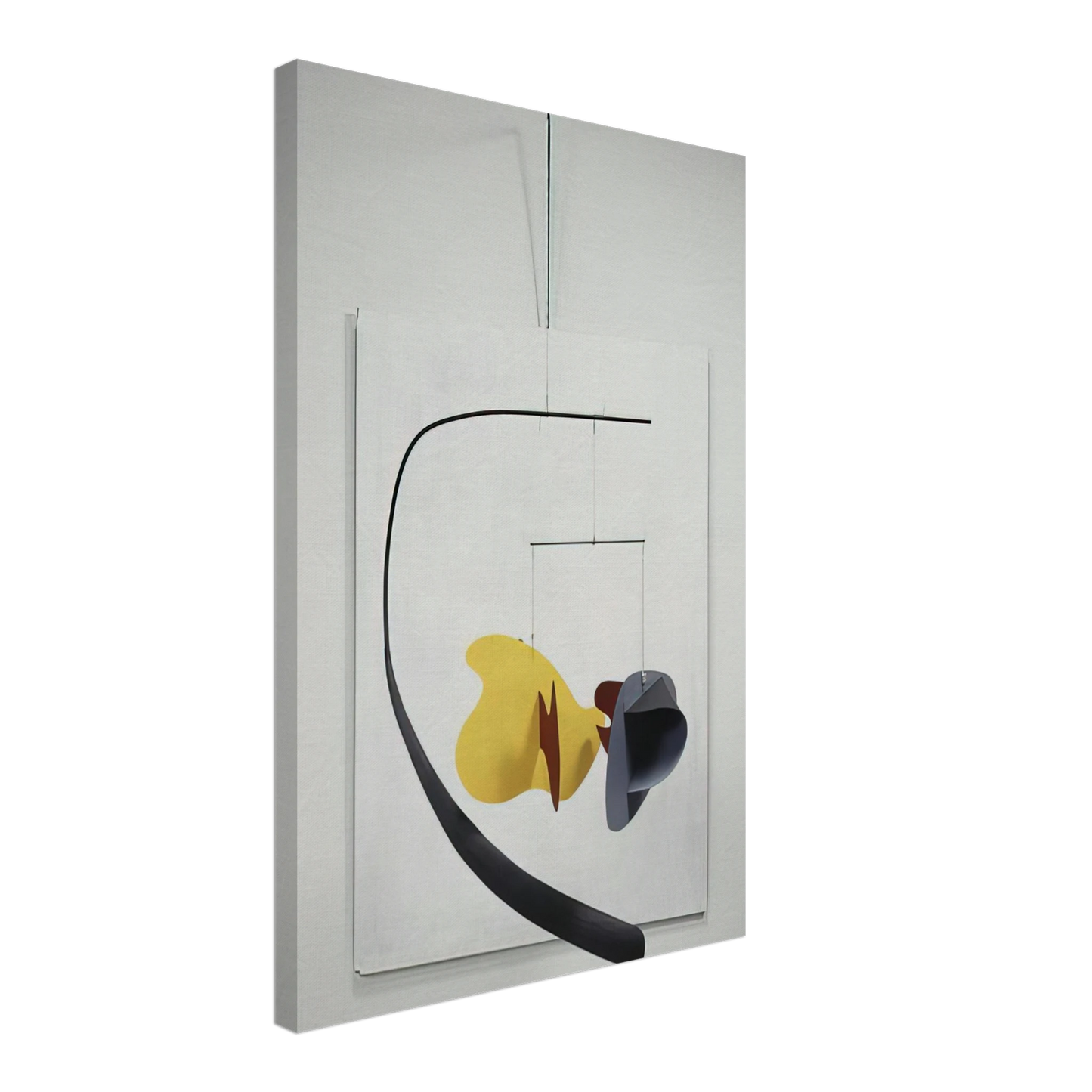 Alexander Calder - WHITE PANEL 1936 Canvas - 40x60 cm / 16x24 inches-canvas