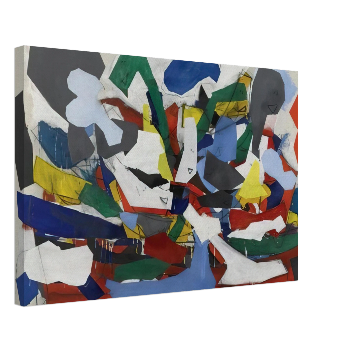 Robert Goodnough - Adventure II - 1963 Canvas - 70x100 cm / 28x40 inches-canvas