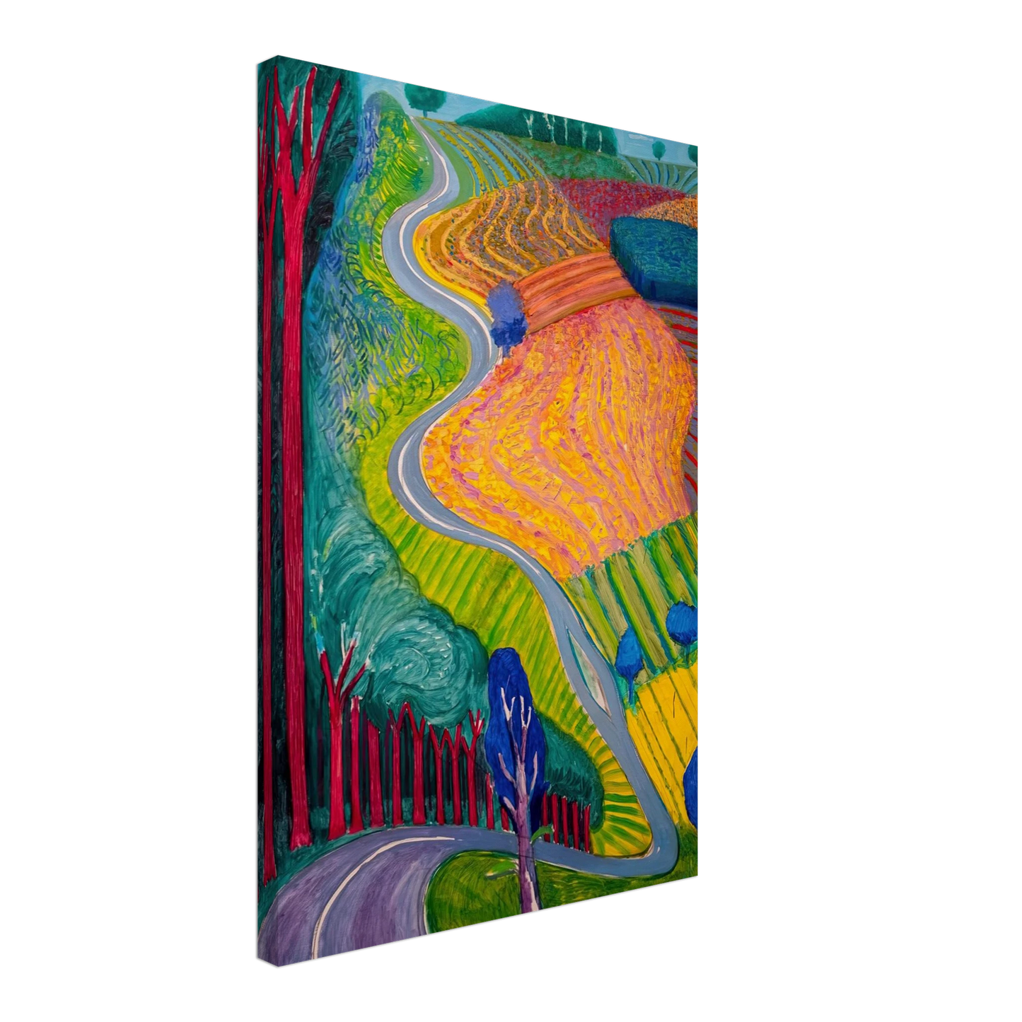 David Hockney - David Hockney Canvas - 70x100 cm / 28x40 inches-canvas