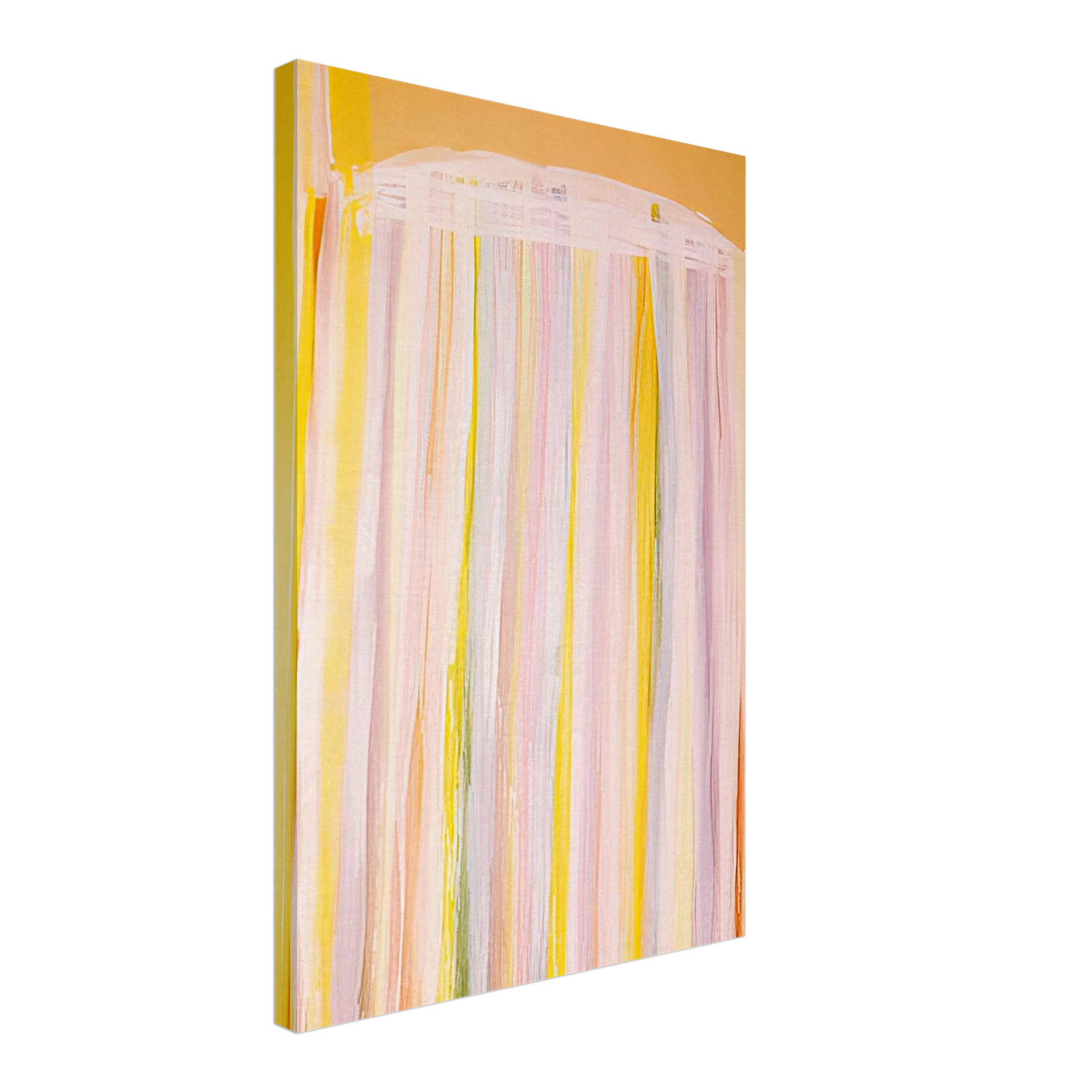 Ronnie Landfield - Yellow Prairie - 1972 Canvas - 40x60 cm / 16x24 inches-canvas