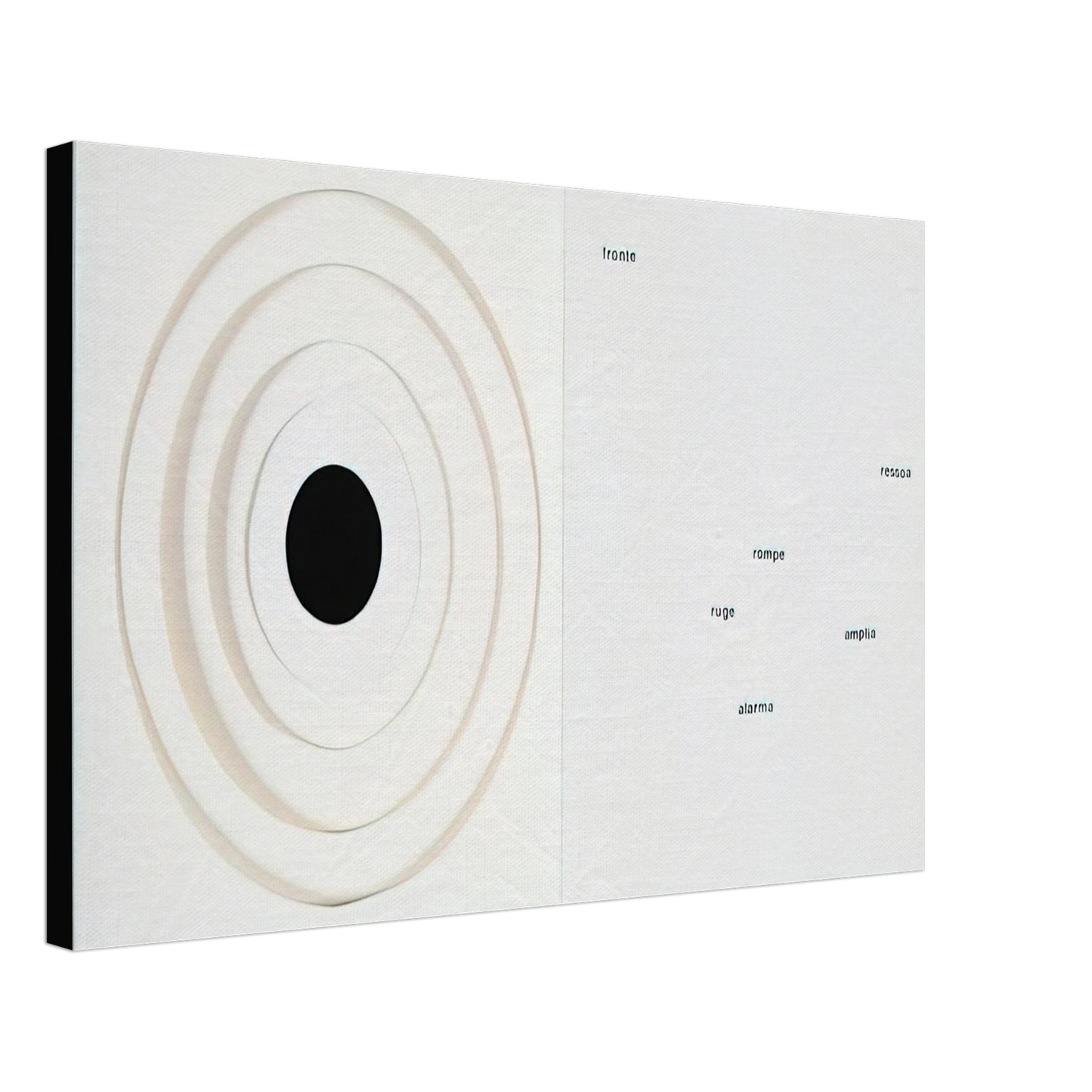 Lygia Pape - Books-Poem - 1959 Canvas - 70x100 cm / 28x40 inches-canvas