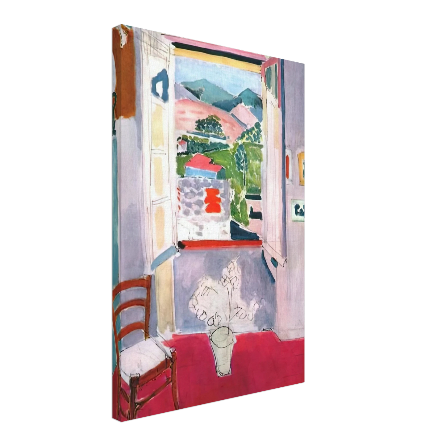 Henri Matisse - OPEN WINDOW AT COLLIOURE 1910 Canvas - 70x100 cm / 28x40 inches-canvas