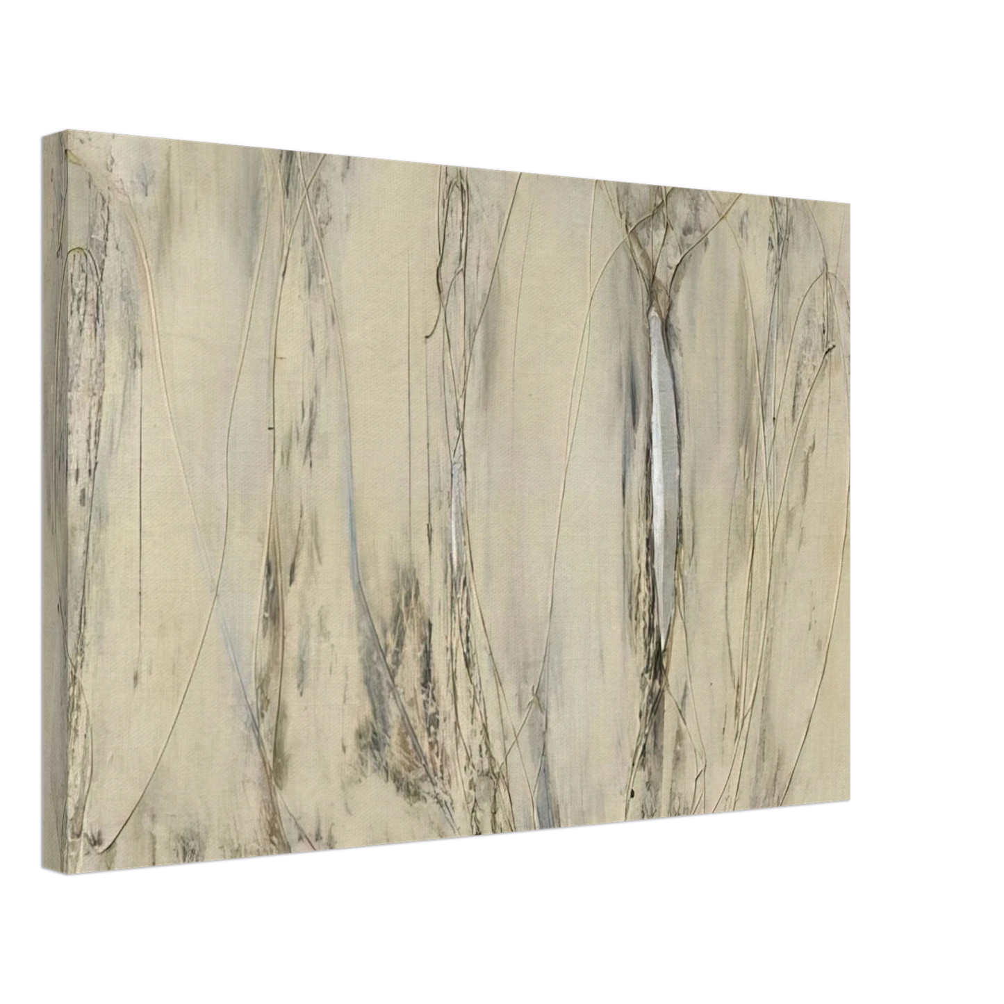 Enrico Castellani - Composition - 1958 Canvas - 70x100 cm / 28x40 inches-canvas