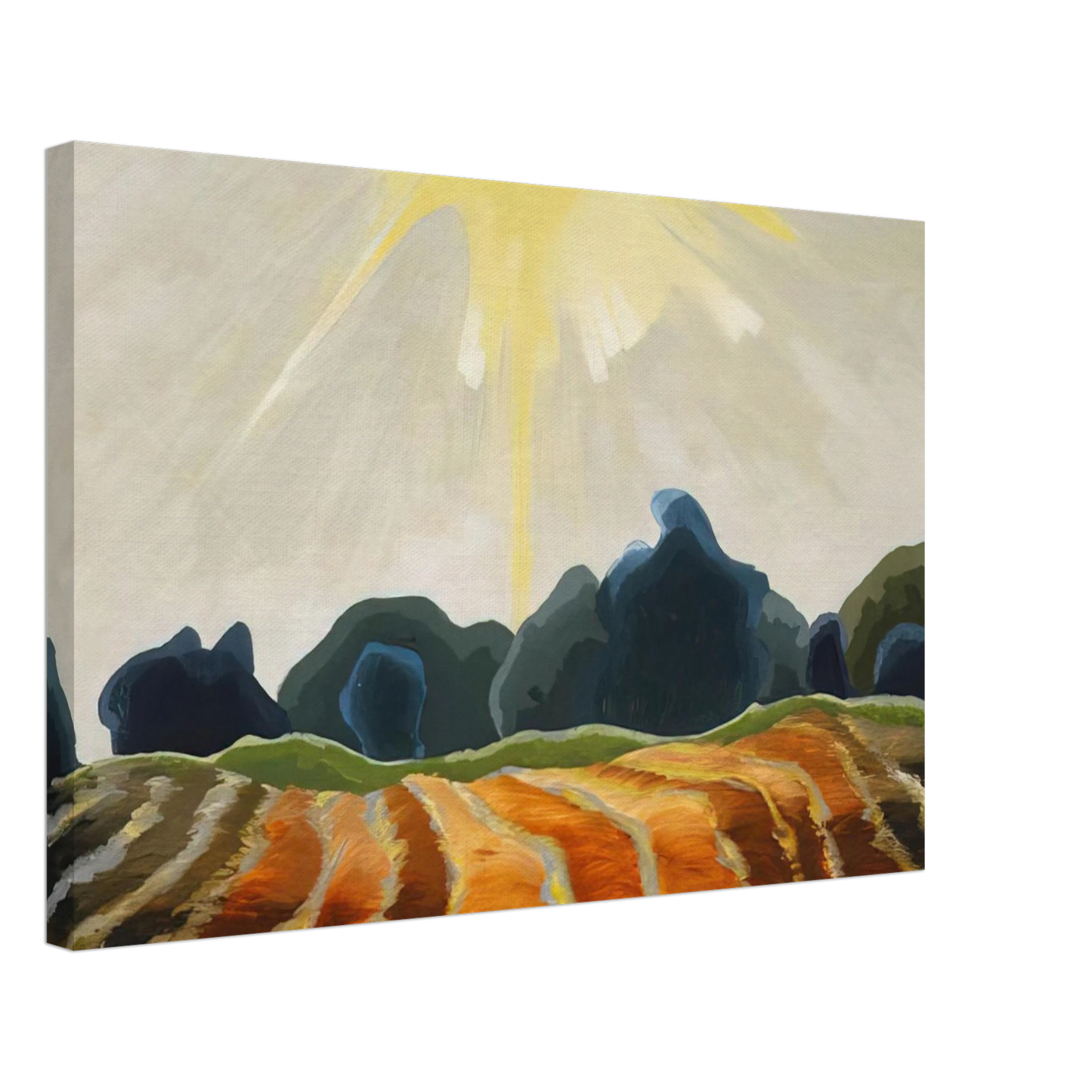 Arthur Dove - Morning Sun - 1935 Canvas - 70x100 cm / 28x40 inches-canvas