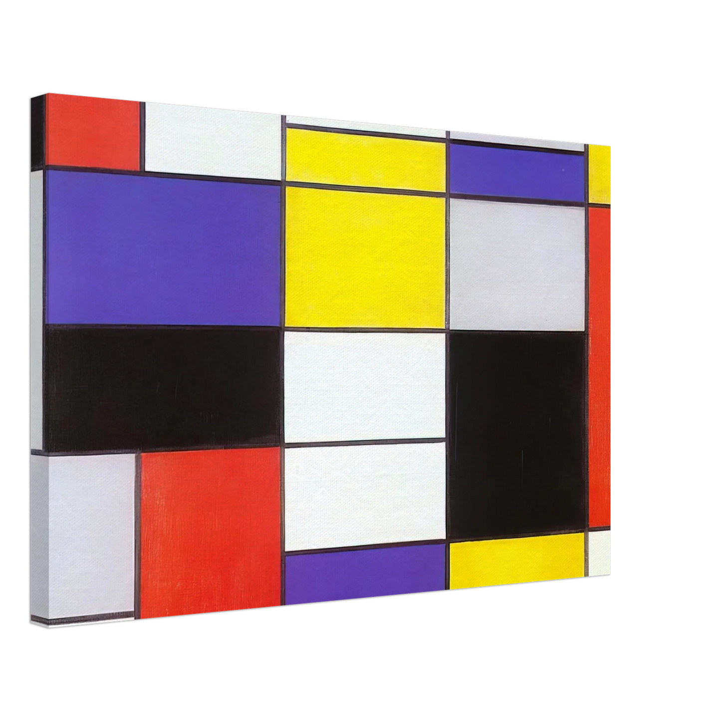 Piet Mondrian - Composition A Canvas - 40x60 cm / 16x24 inches-canvas