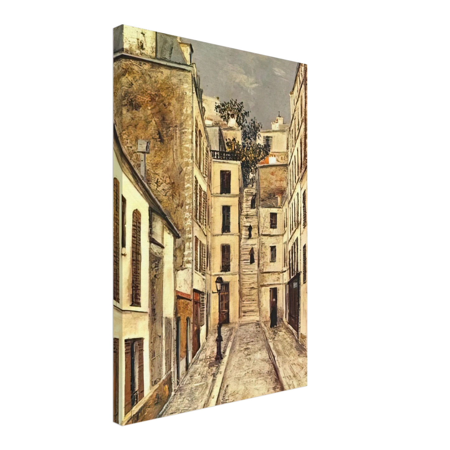 Maurice Utrillo - THE PASSAGE THE DEAD END Canvas - 40x60 cm / 16x24 inches-canvas