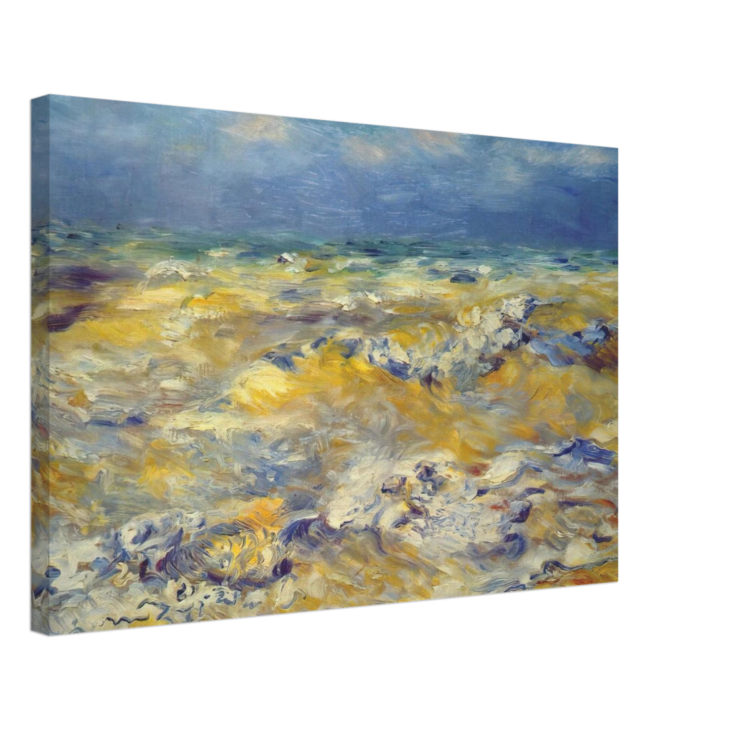 Pierre-Auguste Renoir - Seascape near berneval Canvas - 40x60 cm / 16x24 inches-canvas