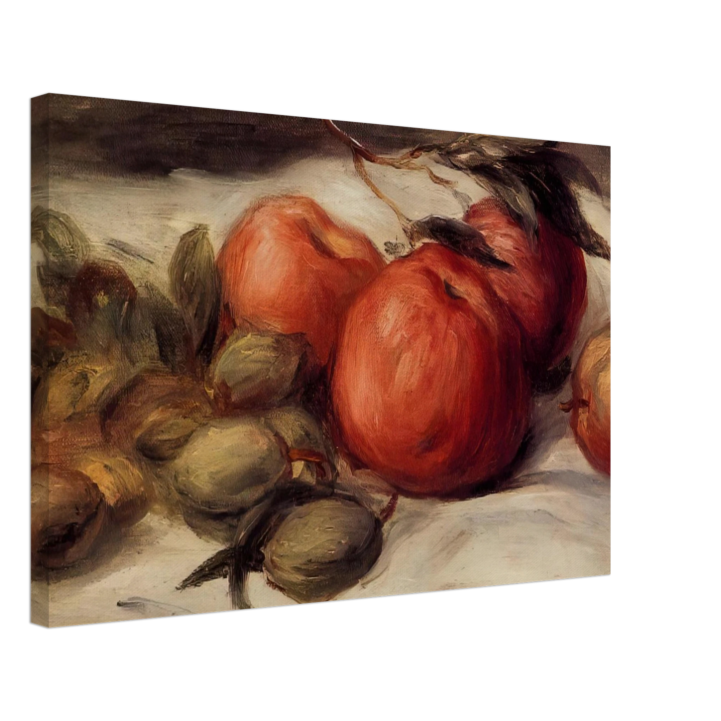 Pierre-Auguste Renoir - Still Life with Apples and Almonds Canvas - 40x60 cm / 16x24 inches-canvas