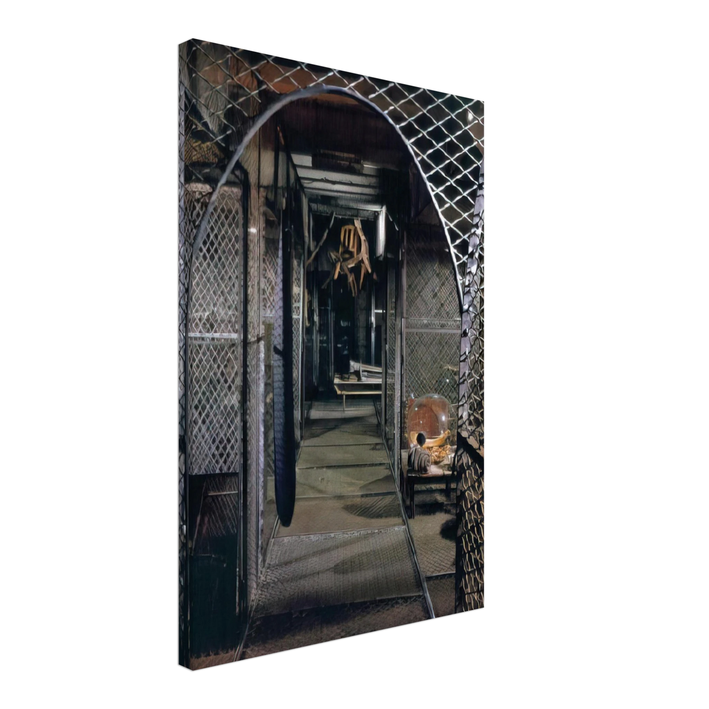 Louise Bourgeois - DANGEROUS PASSAGE 1997 Canvas - 40x60 cm / 16x24 inches-canvas