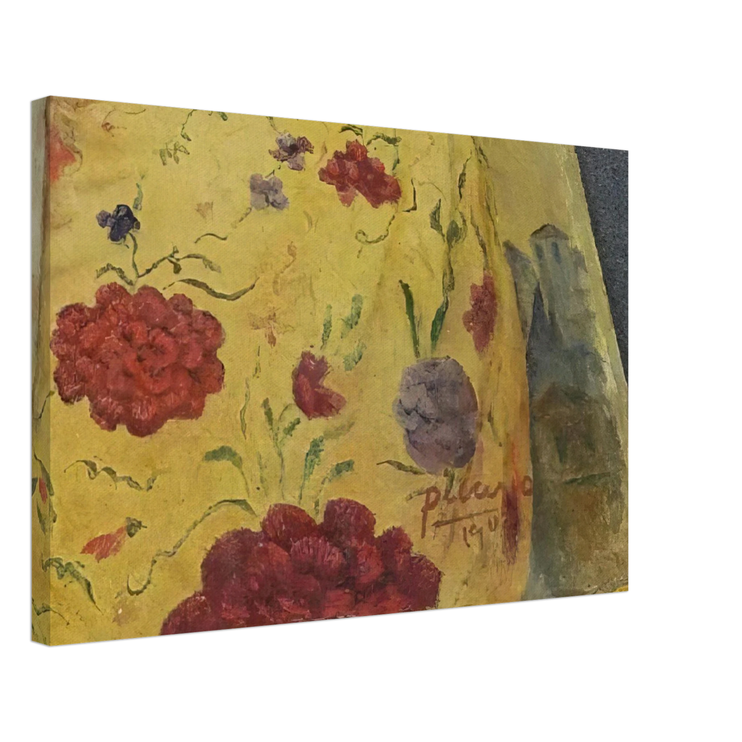 Pablo Picasso - La Maja con Bandolina - 1907 Rome, Italy Canvas - 70x100 cm / 28x40 inches-canvas