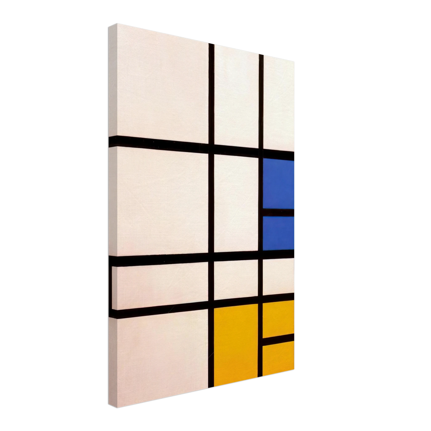 Piet Mondrian - Composition N. 11 London with Blue, Red and Yellow Canvas - 40x60 cm / 16x24 inches-canvas