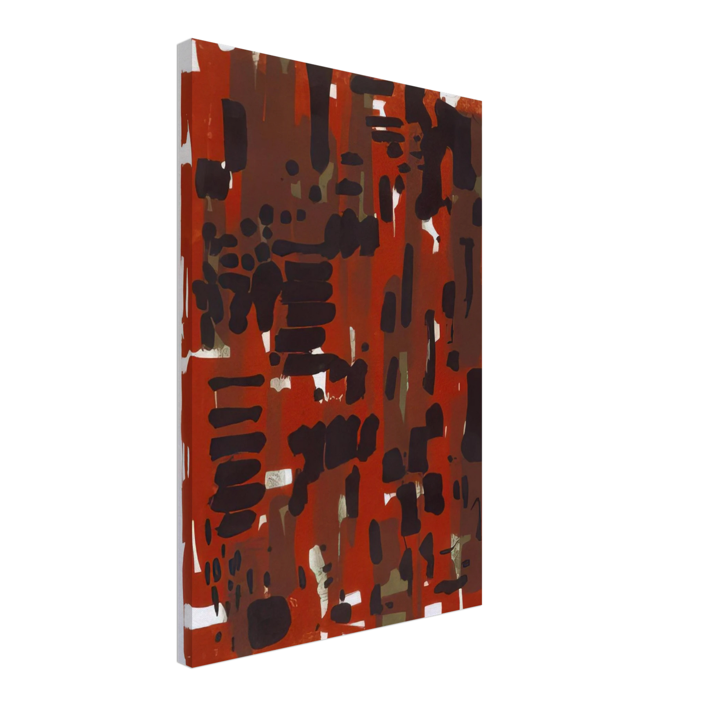 Patrick Heron - Red Garden - 1956 Canvas - 40x60 cm / 16x24 inches-canvas